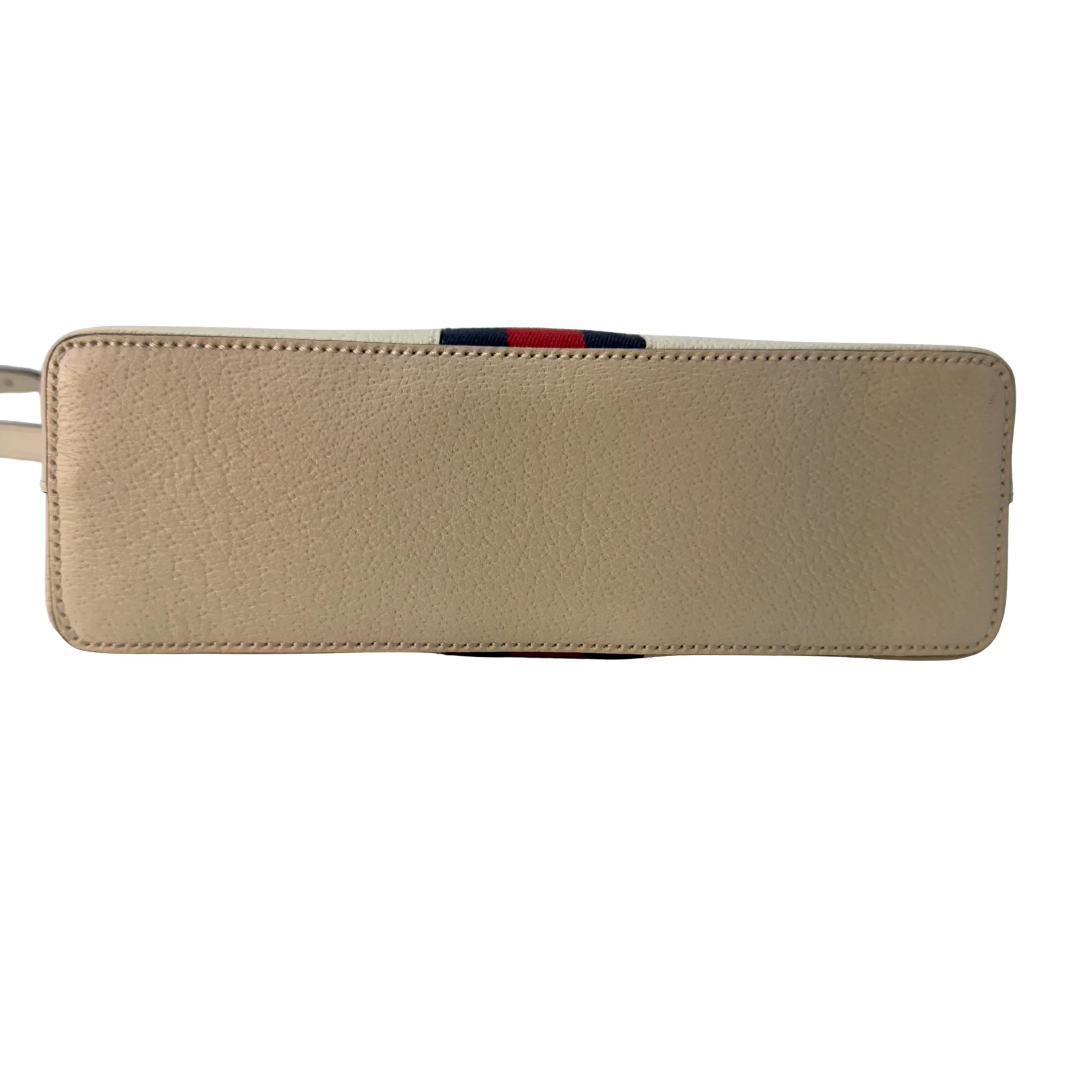 Gucci Textured Dollar Small Ophidia Dome Shoulder Bag Beige - Image 3