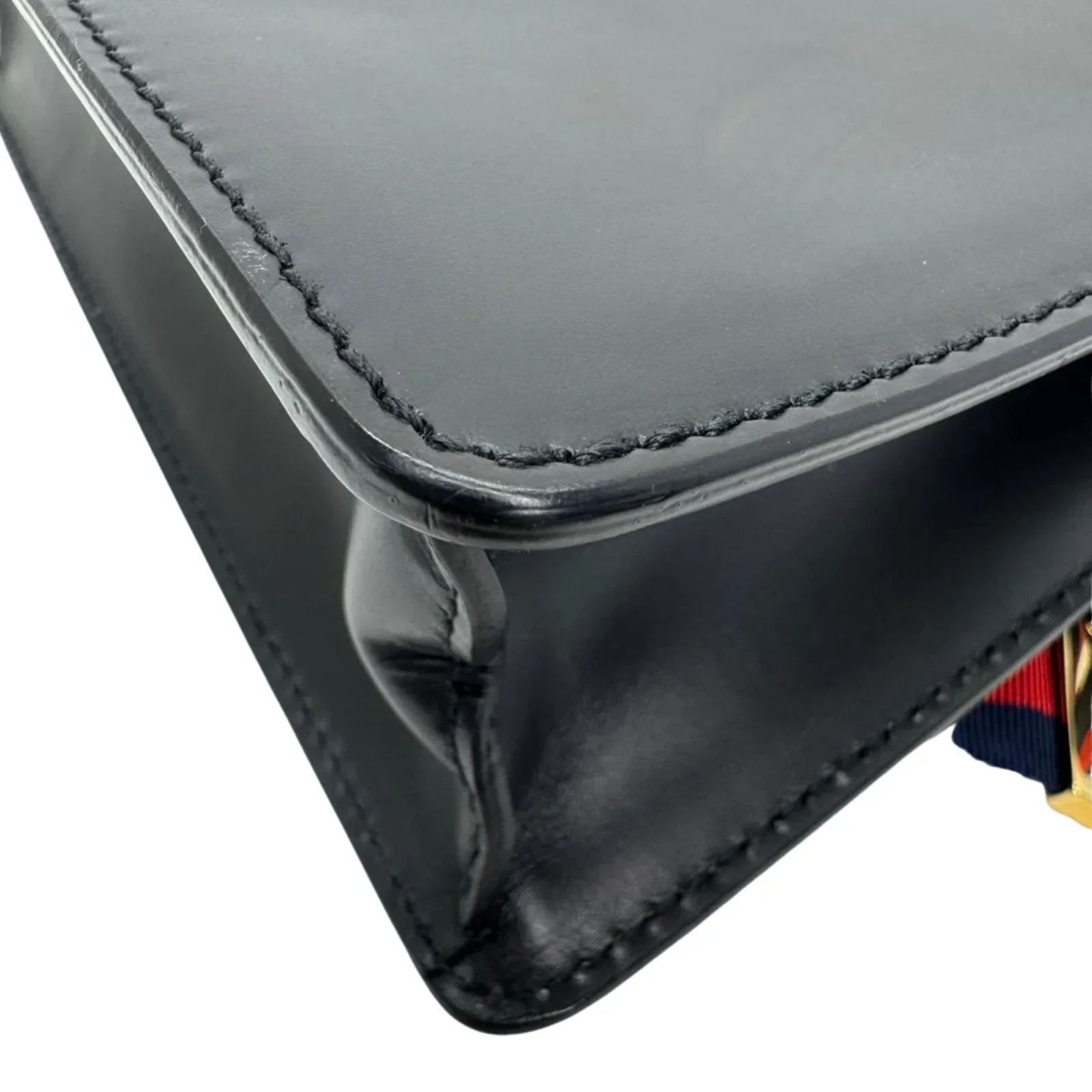 Gucci Small Sylvie Leather Black - Image 3