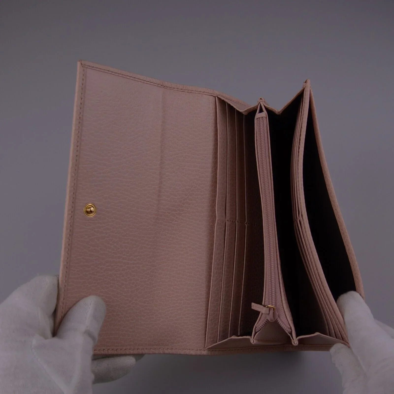 Gucci GG Marmont Continental Long Wallet Pink - Image 10