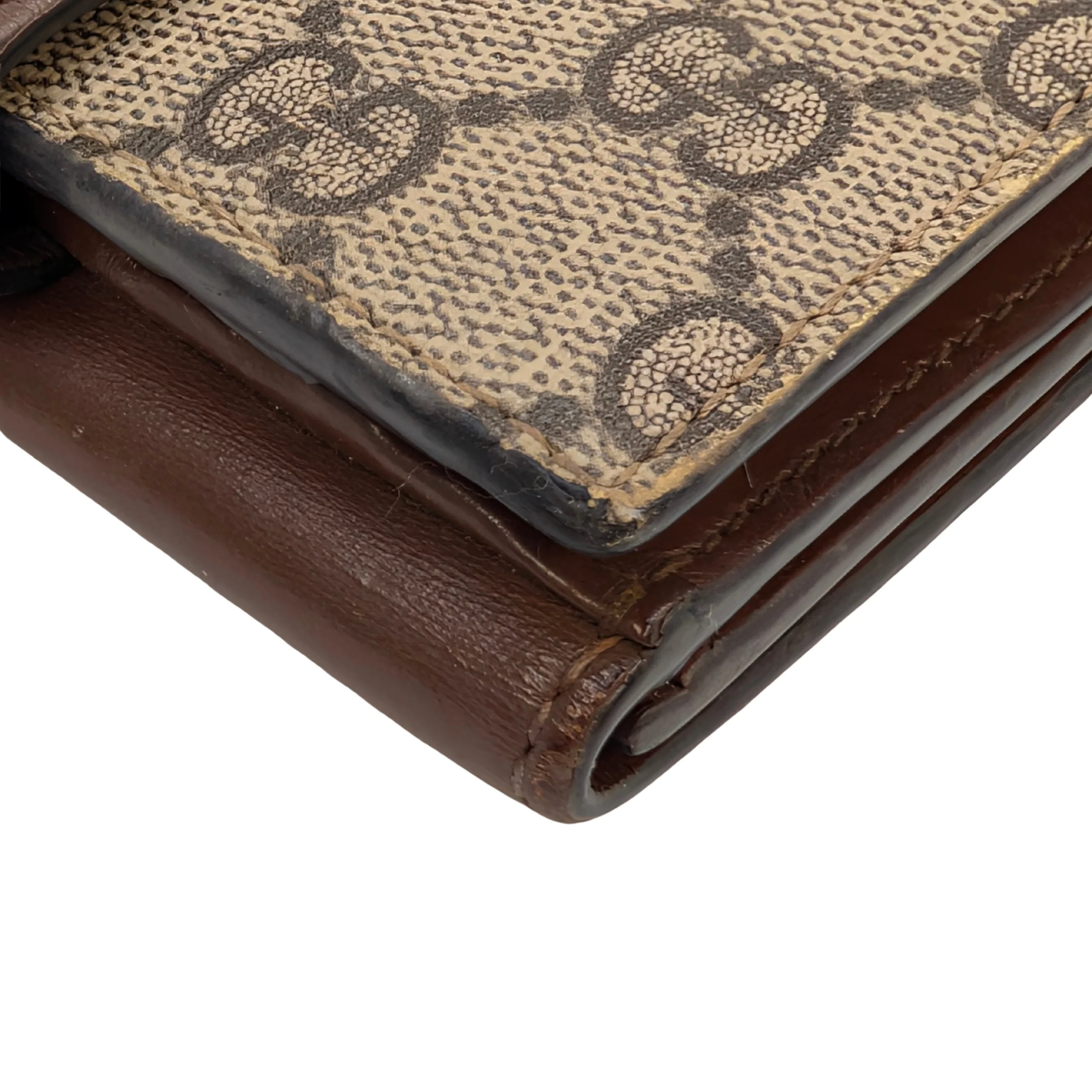 Gucci Trifold Wallet GG Supreme Brown - Image 7