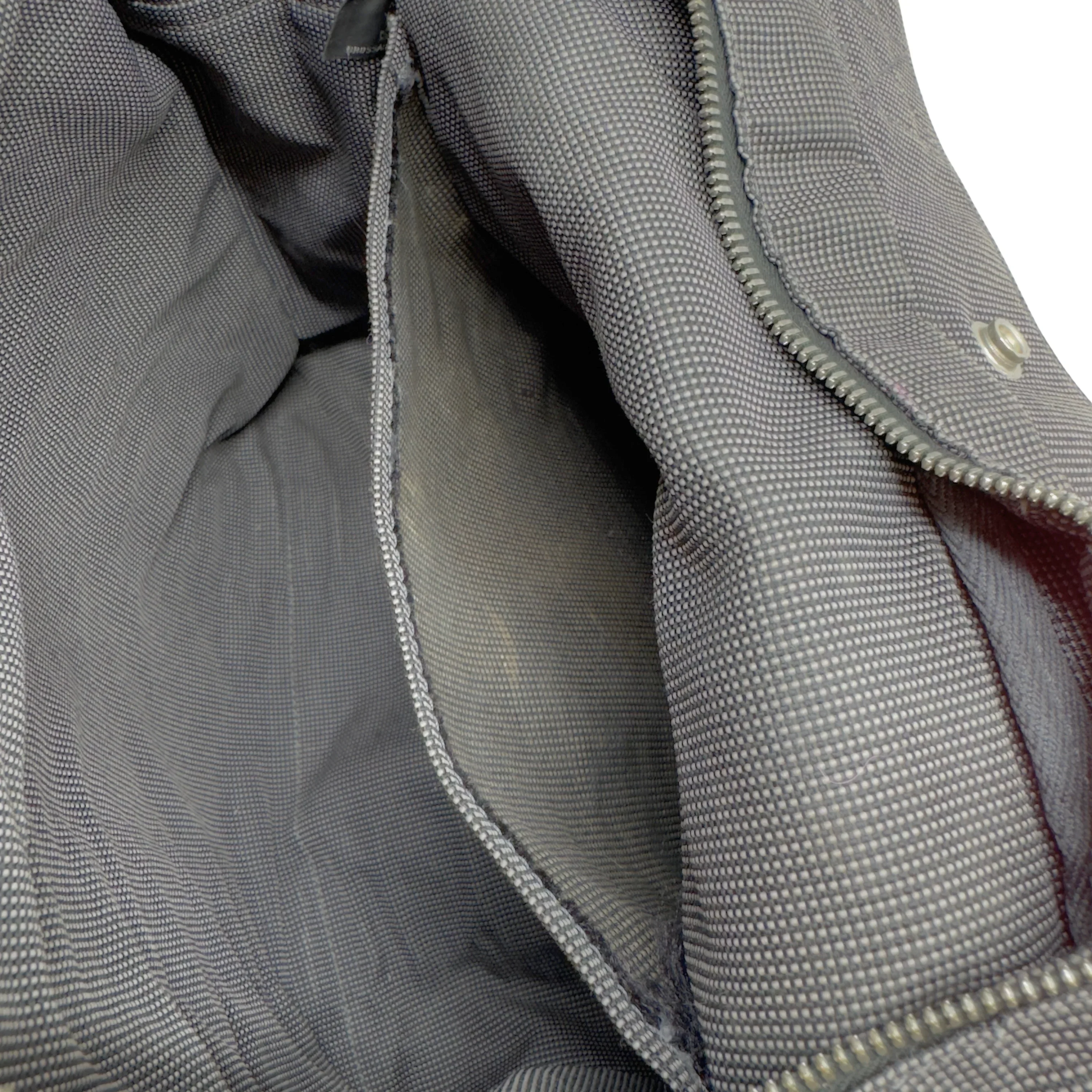 Hermés Herline Backpack Canvas Grey - Image 8