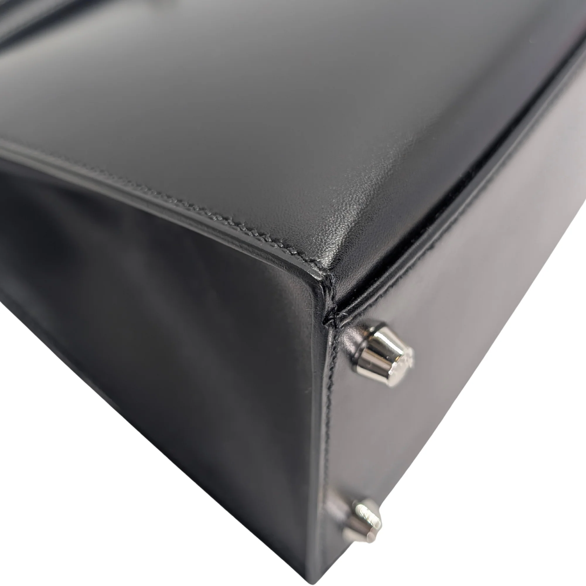 Hermès Kelly 28 SHW Box Leather W Stamp 2024 Black - Image 13