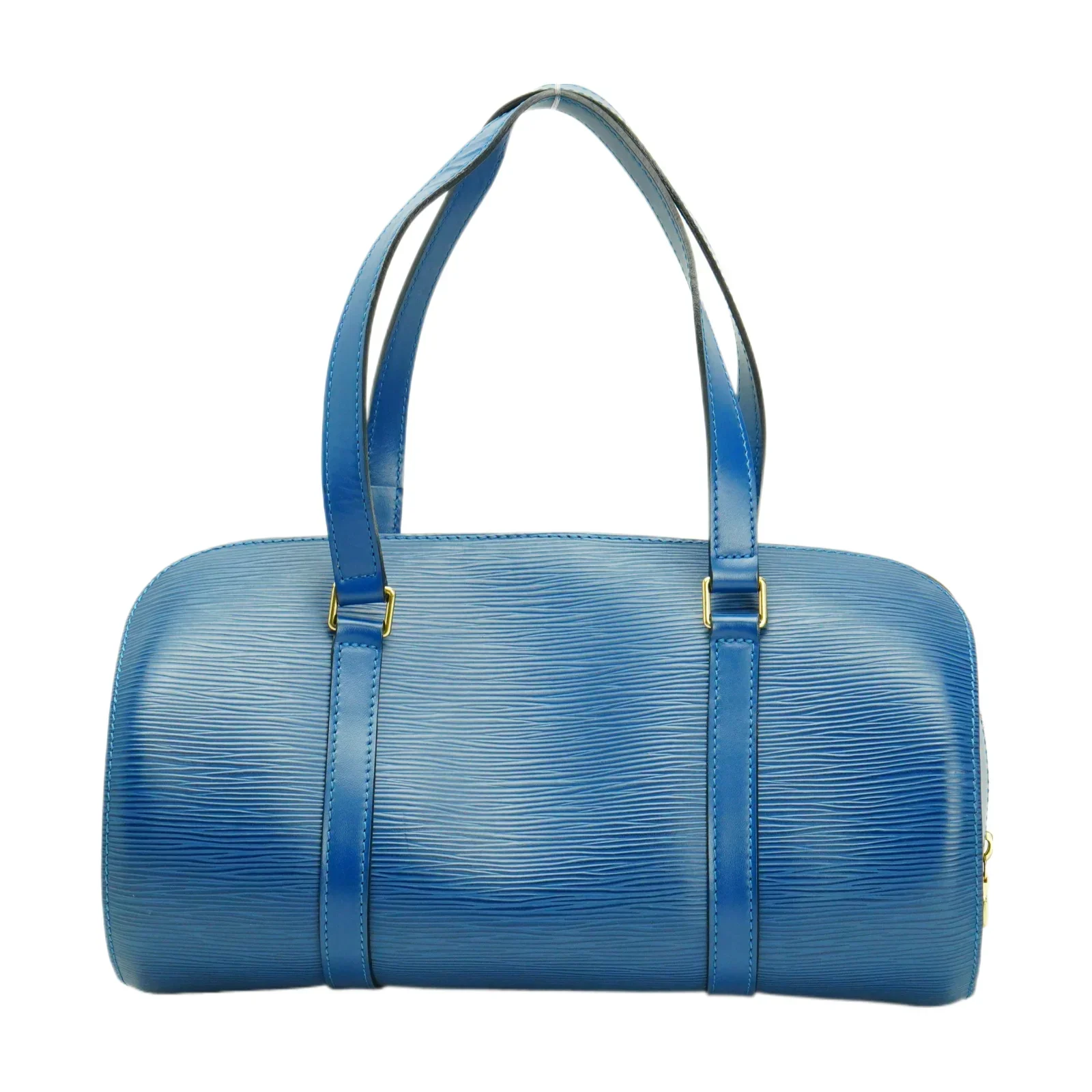 Louis Vuitton Epi Papillon Blue Bag With Pouch - Image 2