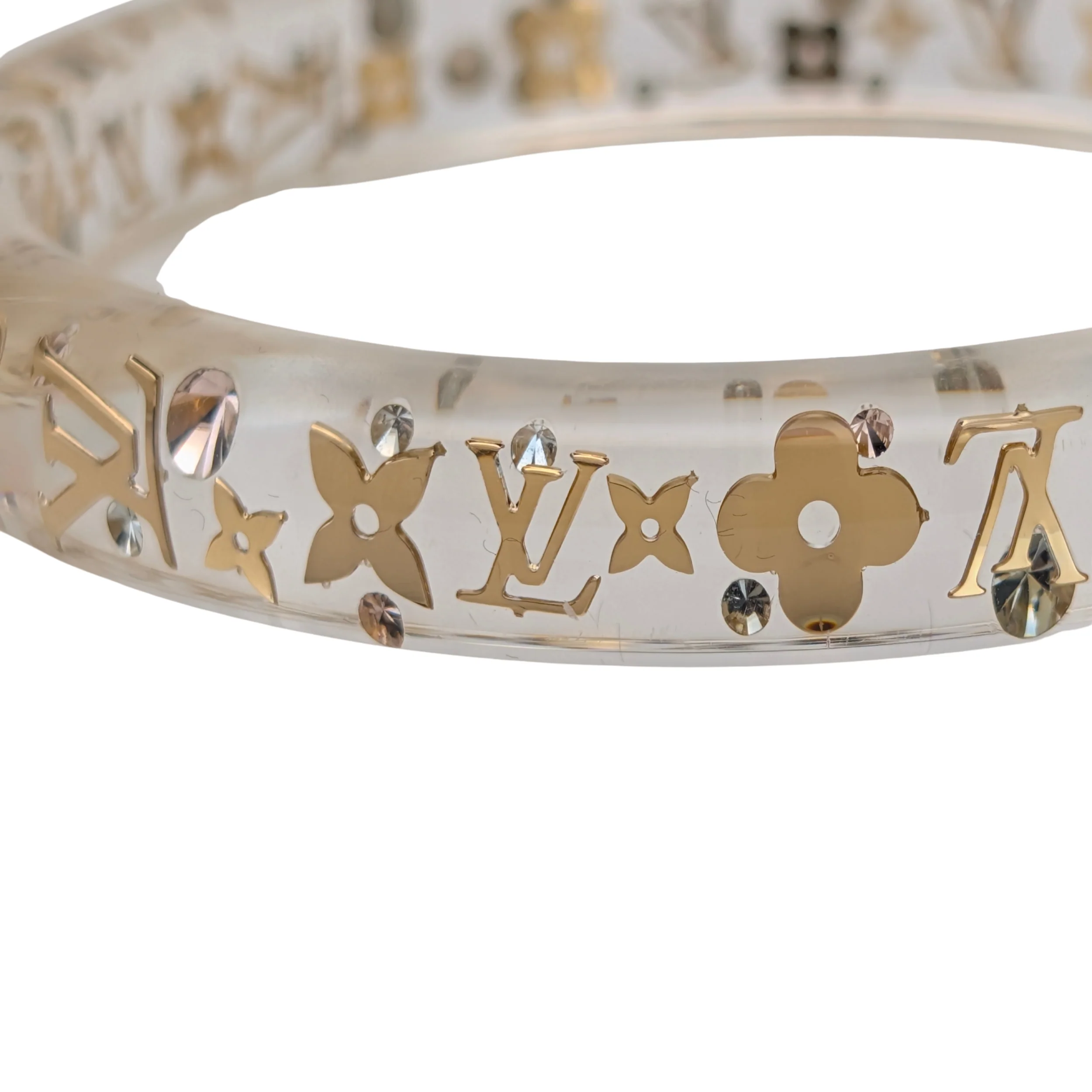 Louis Vuitton Resin Inclusion Bangle Bracelet - Image 3