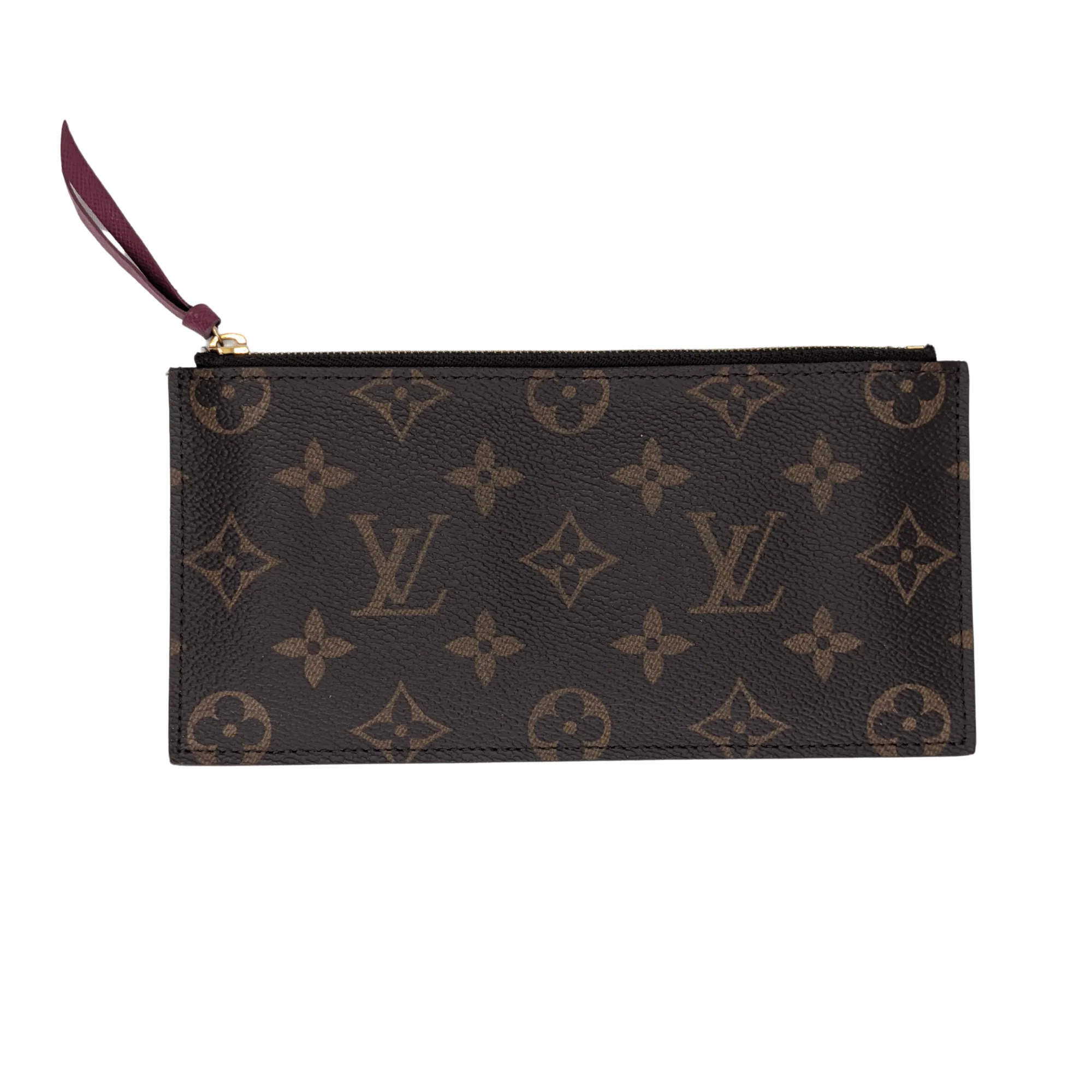 Louis Vuitton Félicie Pochette Clutch Bag Brown - Image 11