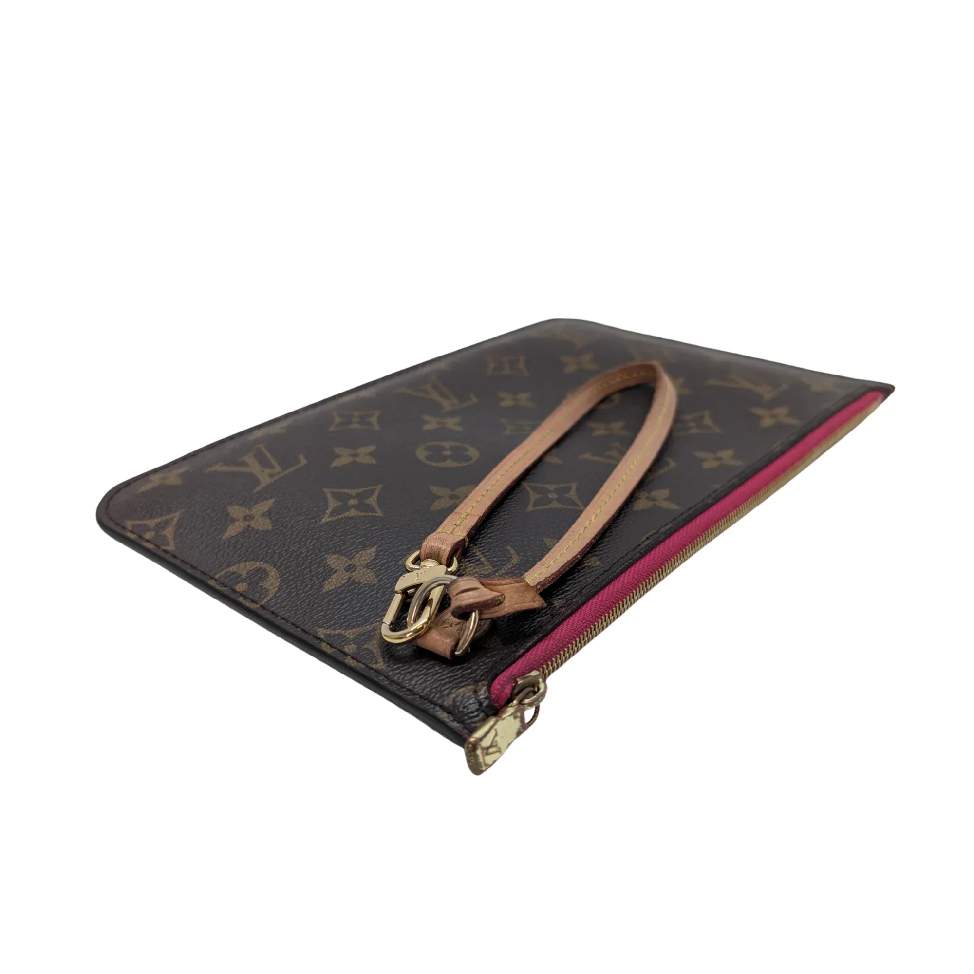 Louis Vuitton Neverfull Monogram Pouch Brown - Image 7