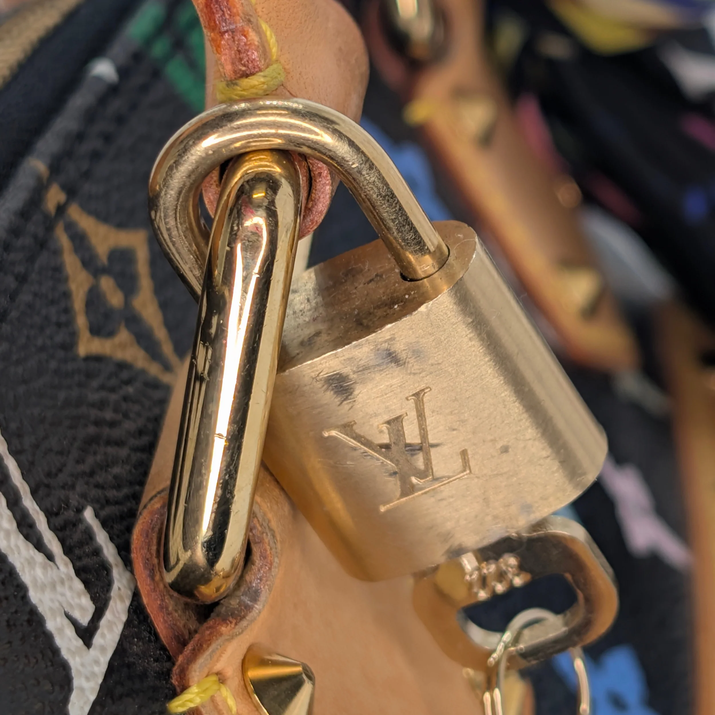 Louis Vuitton Takashi Murakami Alma PM Bag Black Monogram Multicolore - Image 17