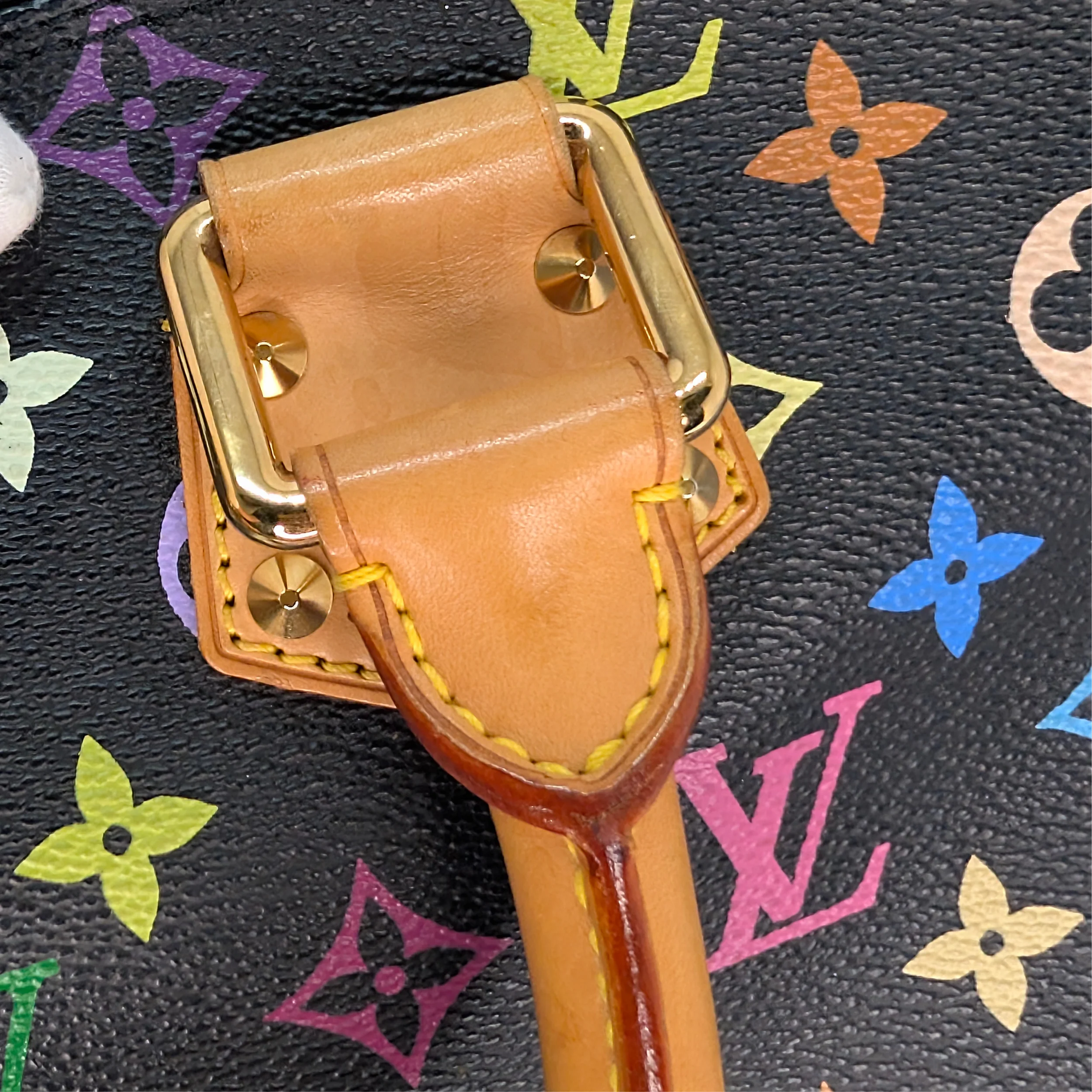Louis Vuitton Takashi Murakami Alma PM Bag Black Monogram Multicolore - Image 18