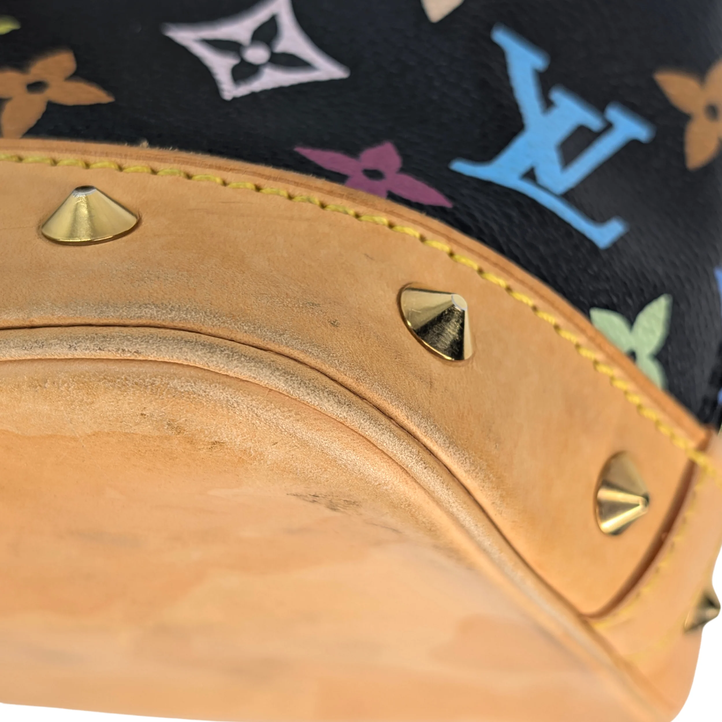 Louis Vuitton Takashi Murakami Alma PM Bag Black Monogram Multicolore - Image 6