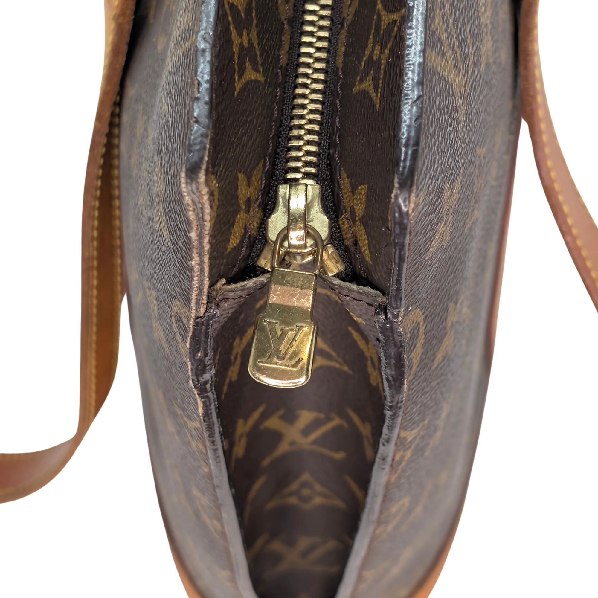 Louis Vuitton Babylone Monogram Tote Bag Brown - Image 7