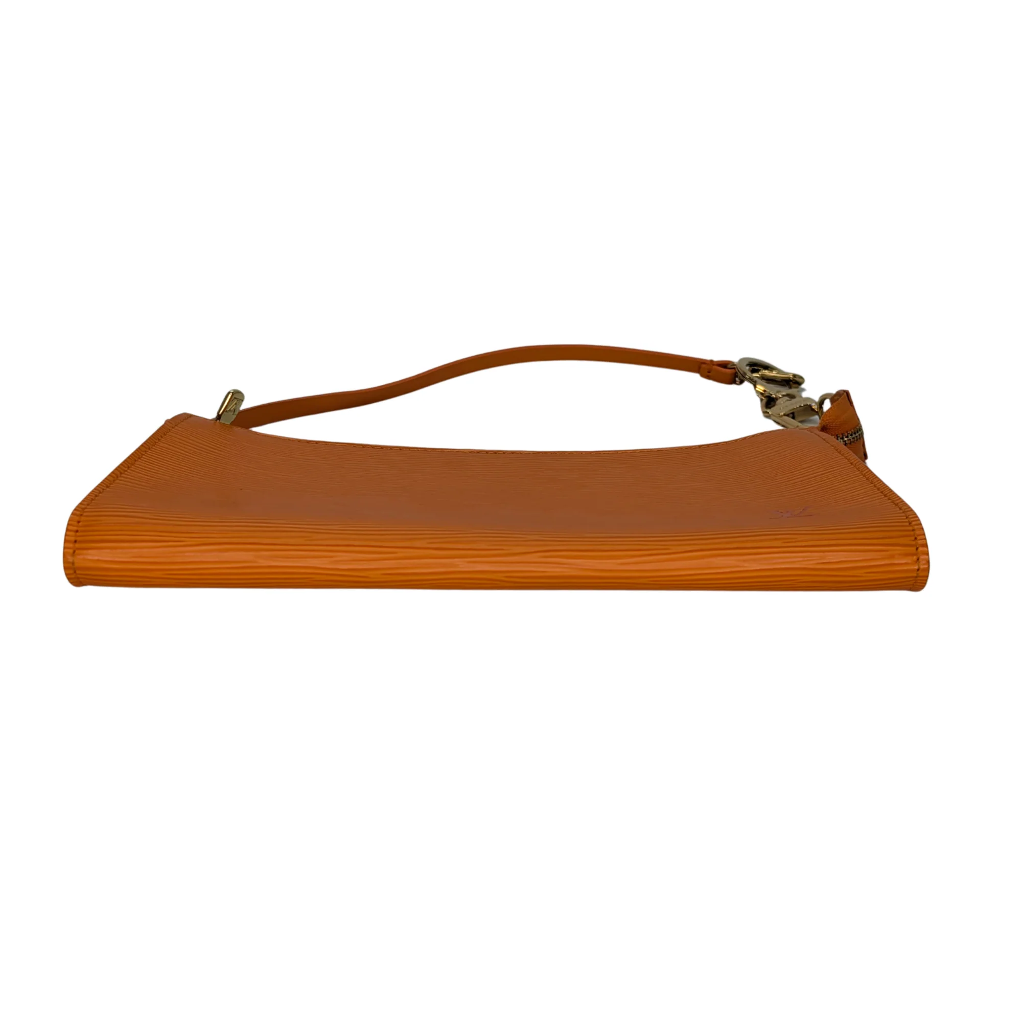 Louis Vuitton Epi Pochette Accessoires Shoulder Bag Orange - Image 5