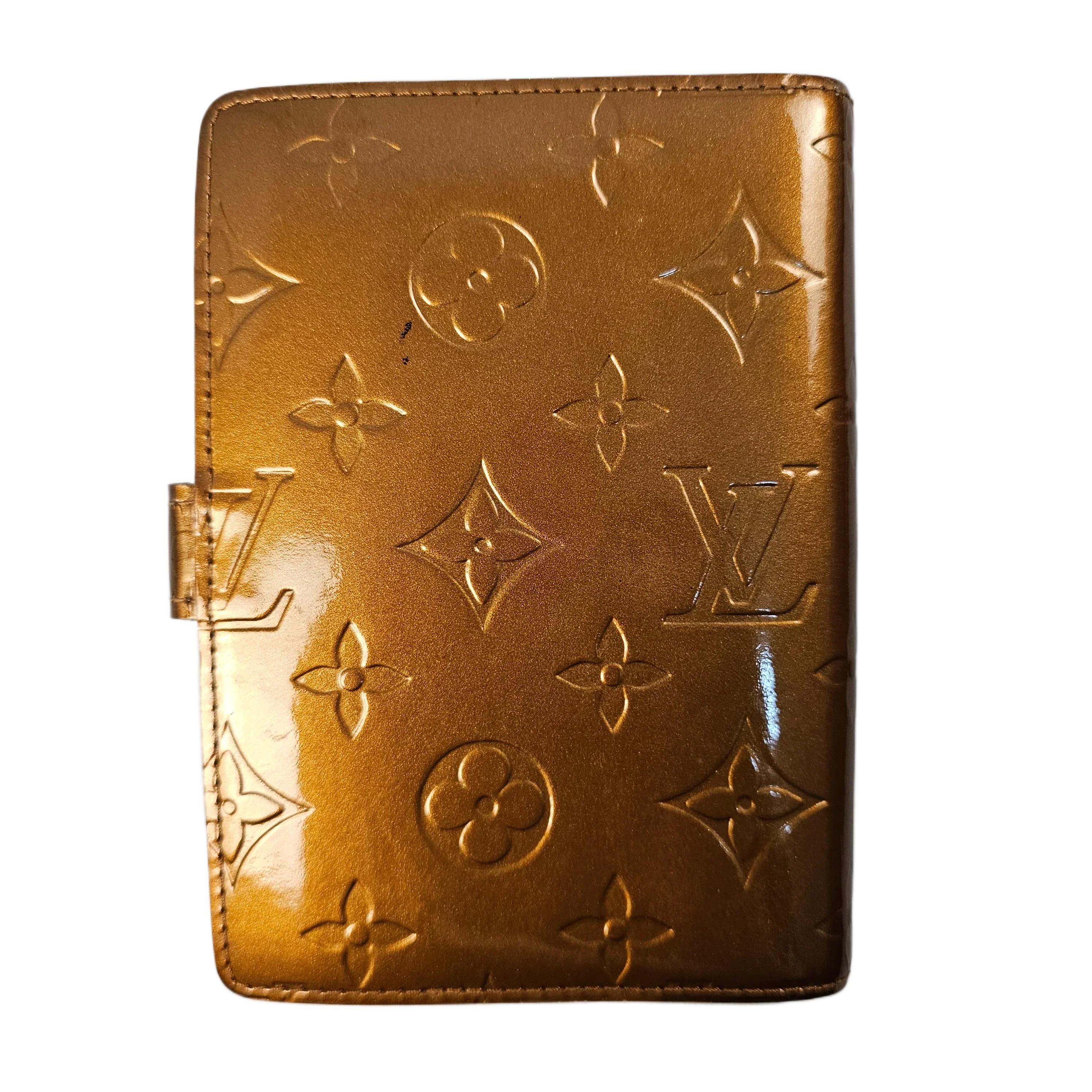 Louis Vuitton Vernis Monogram Bronze Leather Agenda - Image 2
