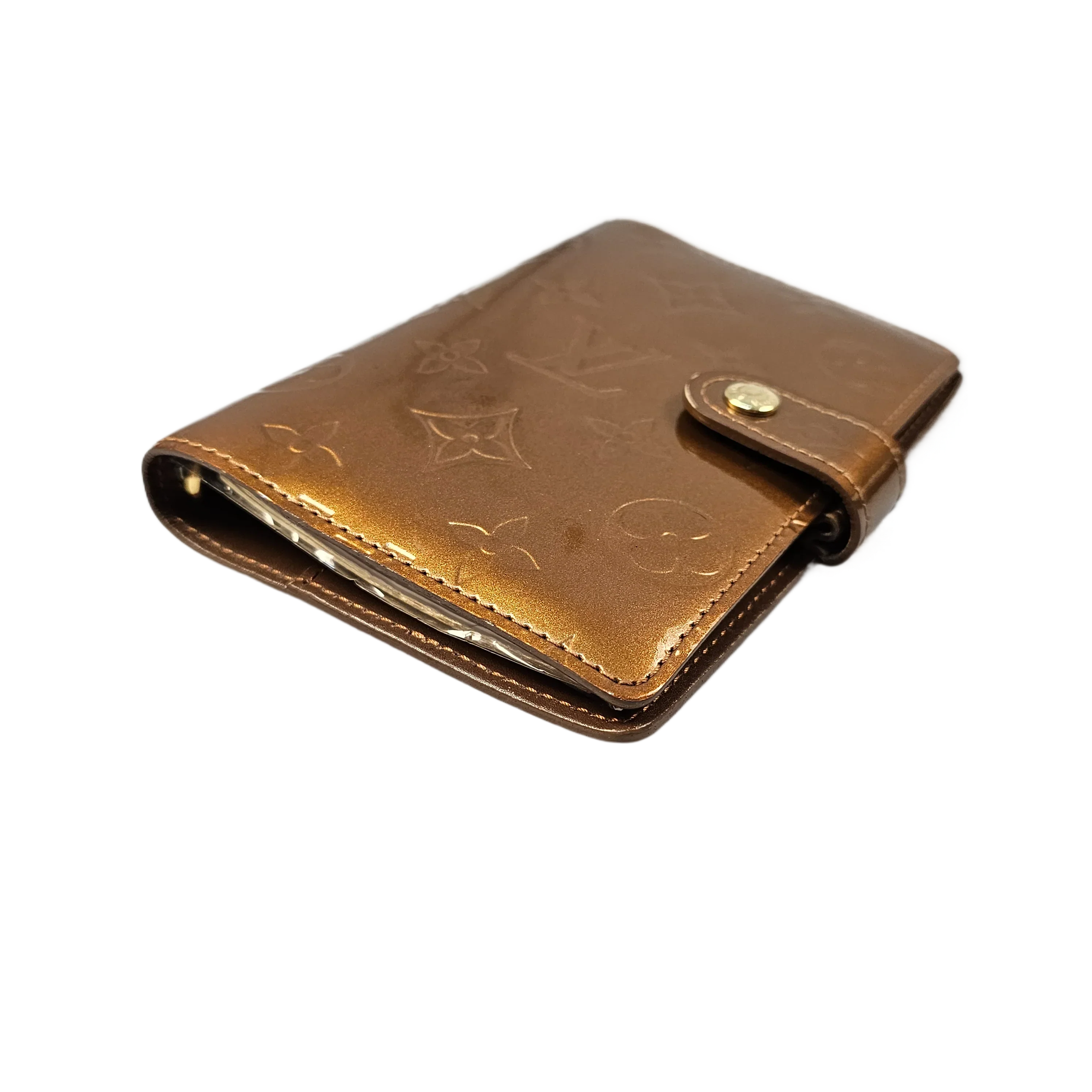Louis Vuitton Vernis Monogram Bronze Leather Agenda - Image 6