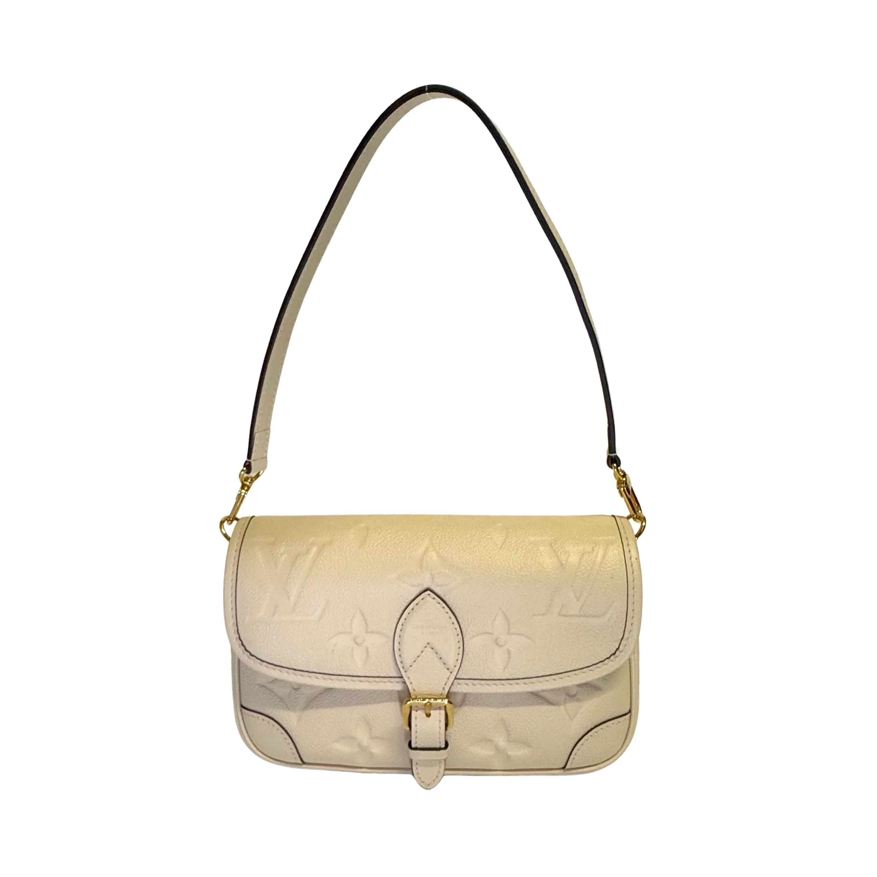 Louis Vuitton Giant Diane Monogram Leather Empreinte Shoulder Bag
