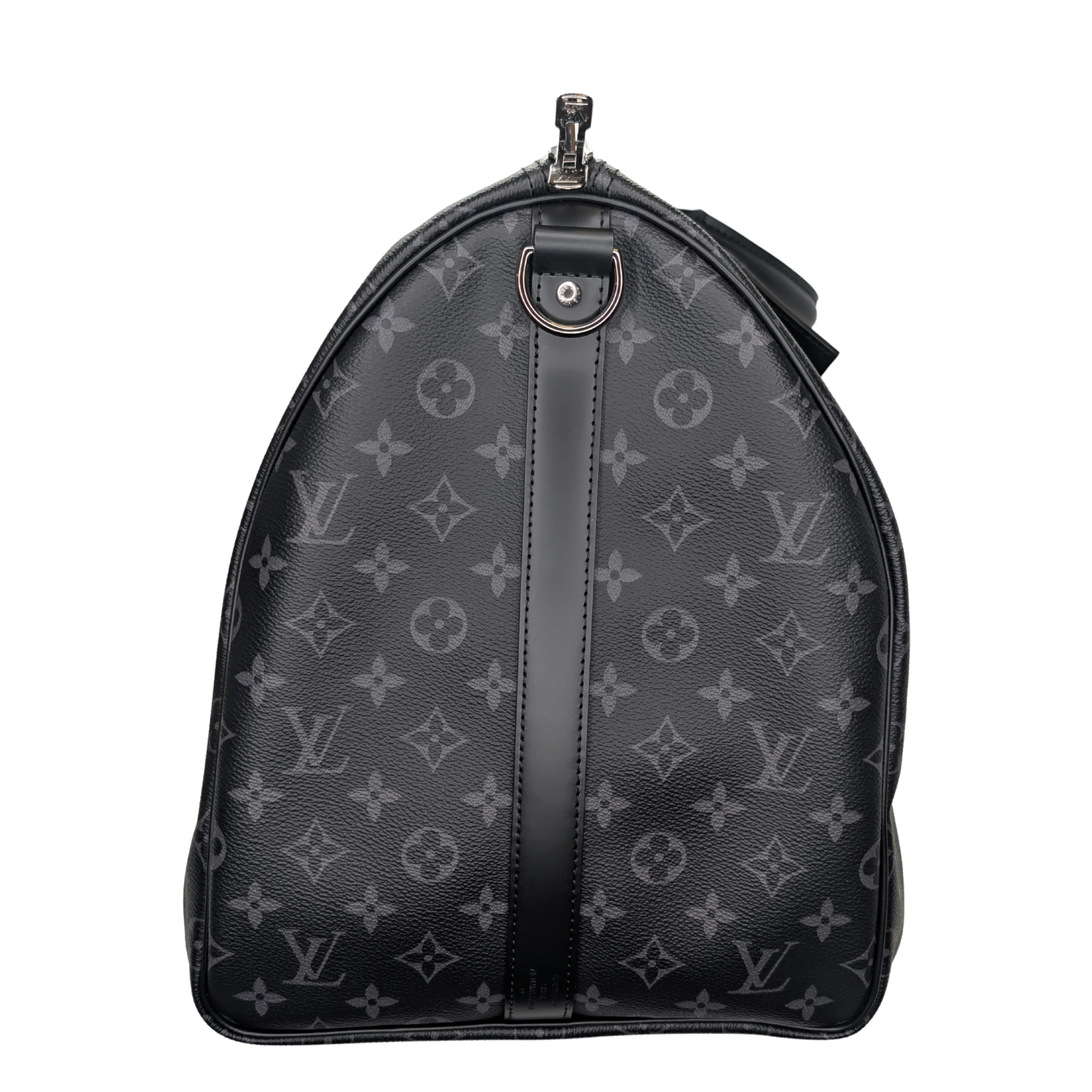 Louis Vuitton Keepall Bandoulière 55 Monogram Eclipse Charcoal Black - Image 4