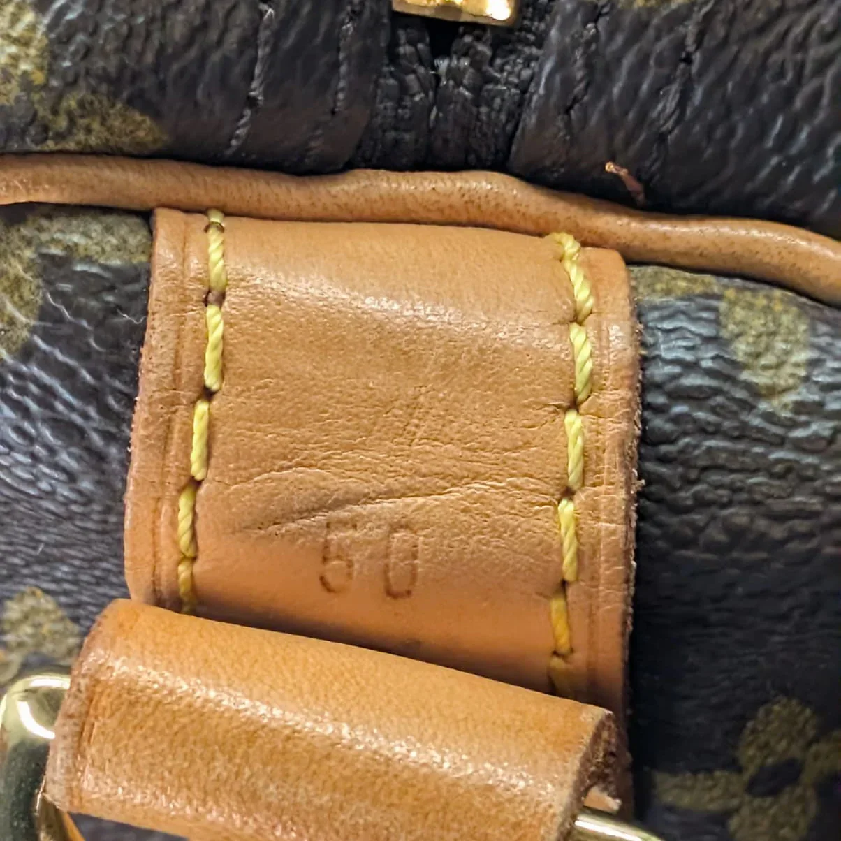 Louis Vuitton Monogram Keepall Bandoulière 50 Duffle Bag Brown - Image 10