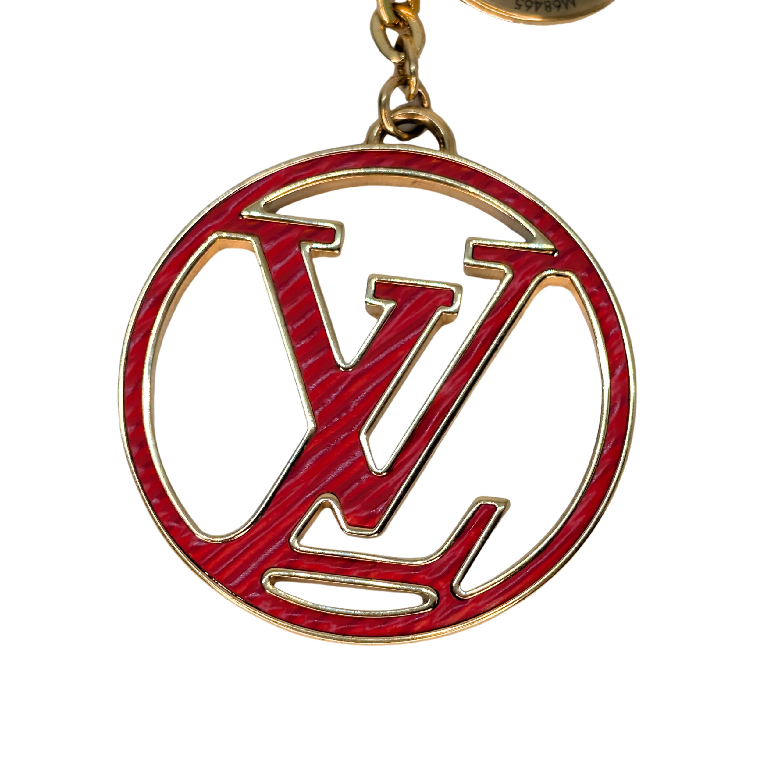 Louis Vuitton Red Epi Leather Key Holder Bag Charm - Image 3