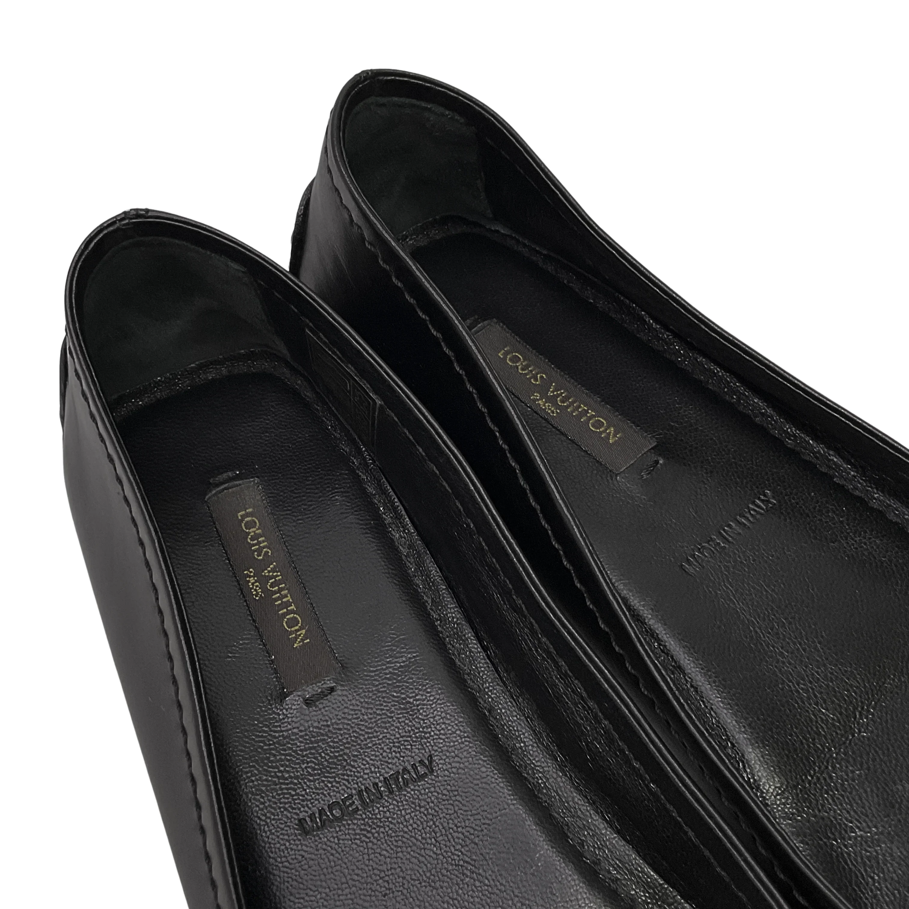 Louis Vuitton Leather Ballet Flats Black 37 - Image 7