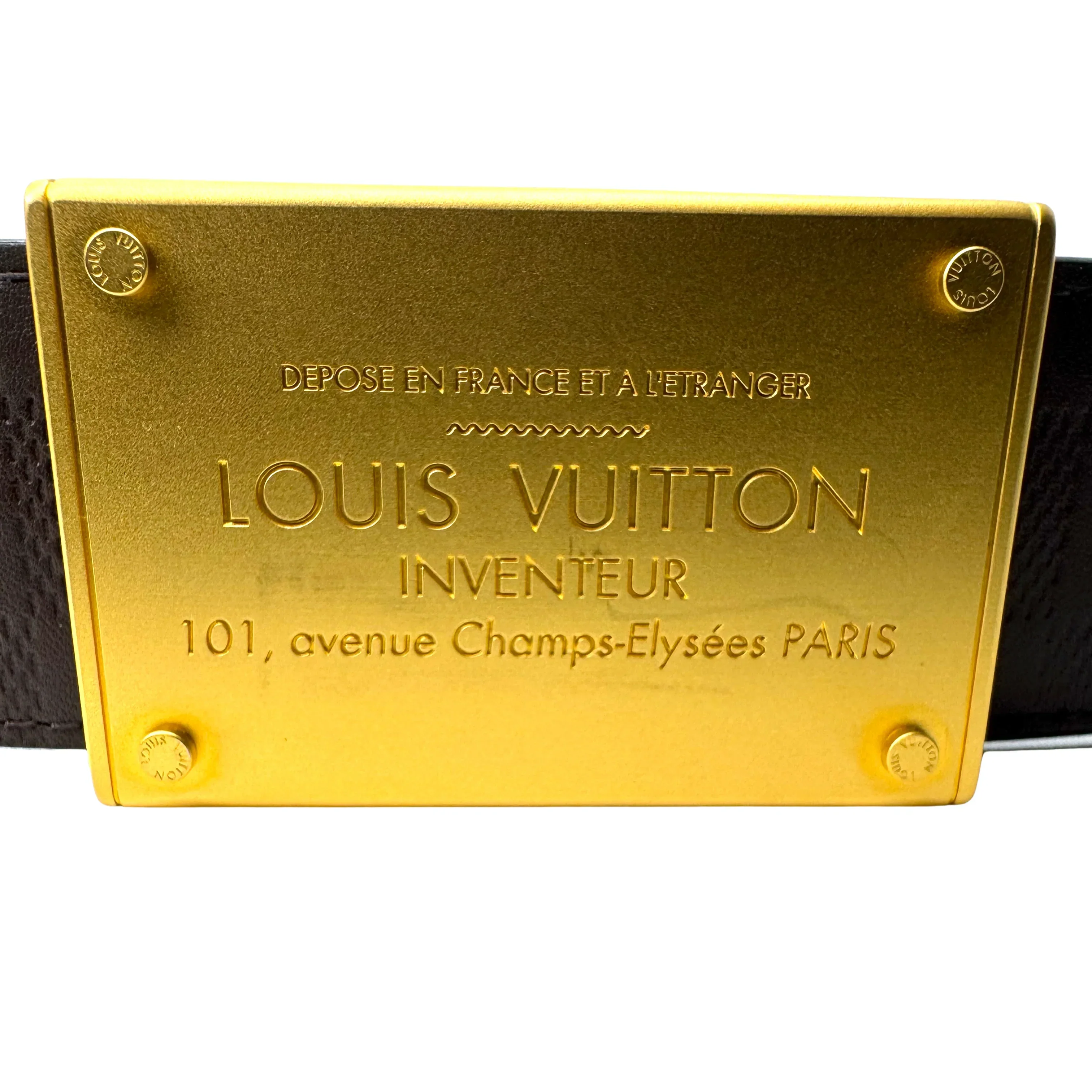 Louis Vuitton Damier Ebene Neo Inventeur Reversible Belt 90cm - Image 3