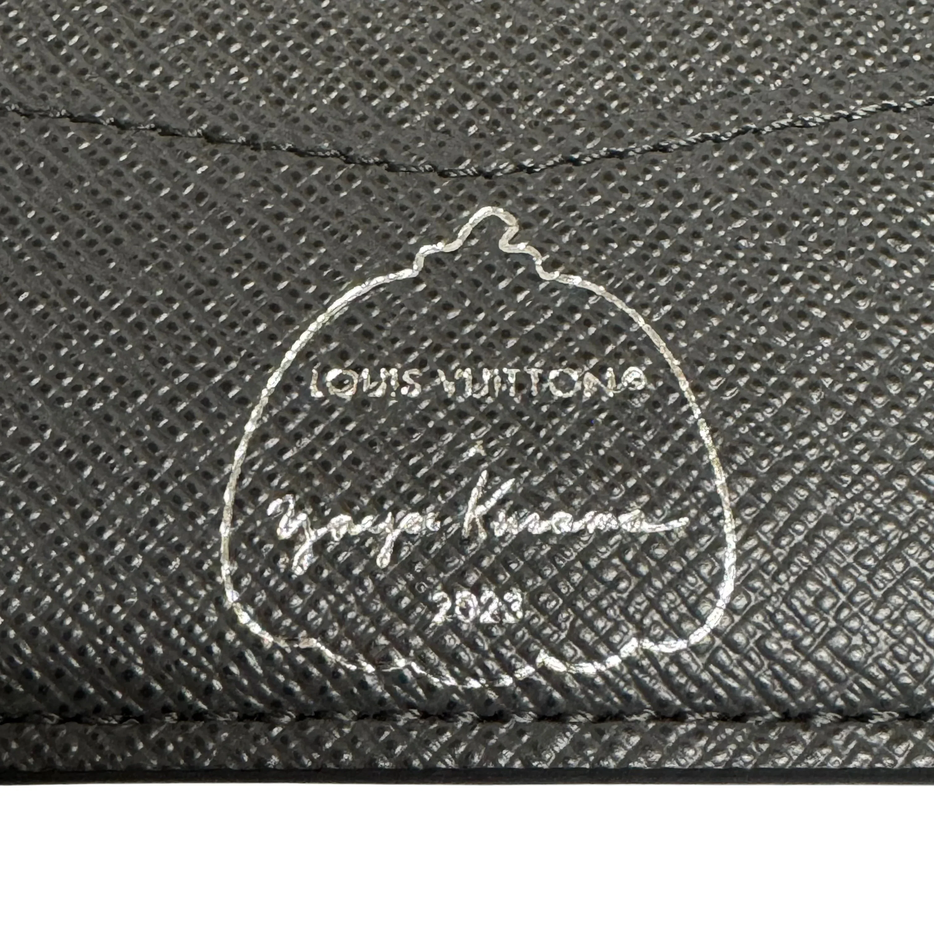 Louis Vuitton X Yayoi Kusama limited edition Eclipse Reverse Pumpkin Slender Wallet - Image 14