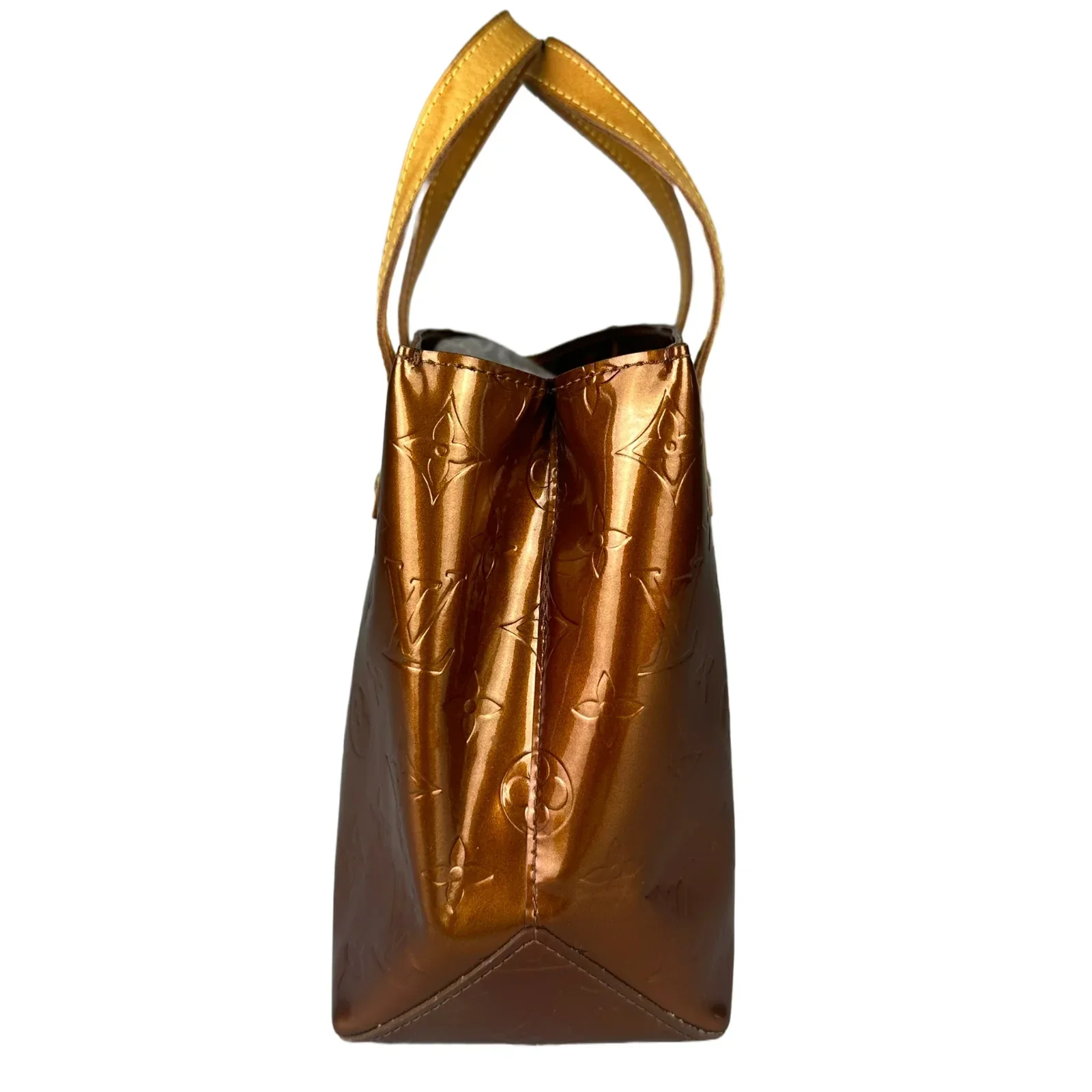 Louis Vuitton Monogram Vernis Reade PM Bag, Bronze - Image 4