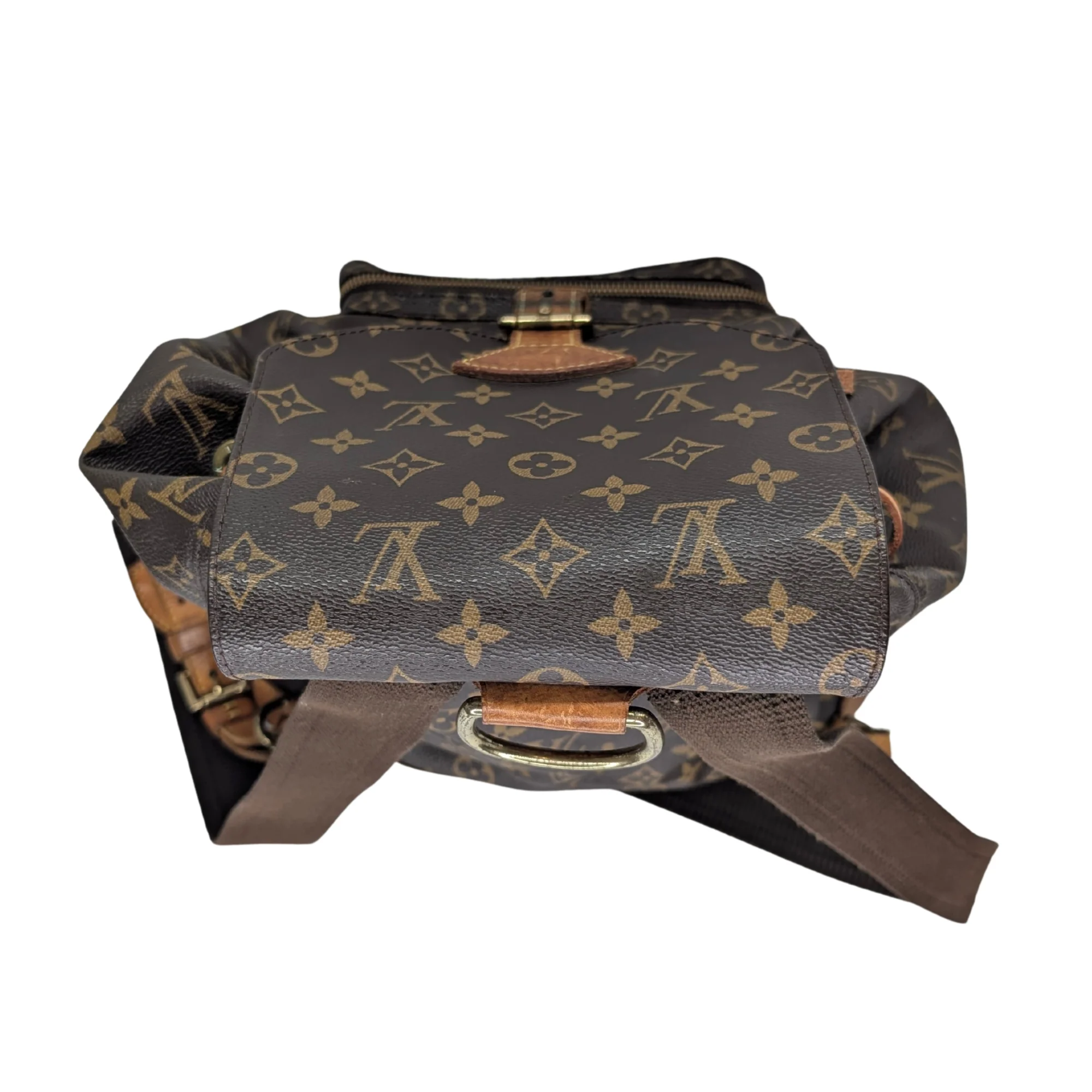 Louis Vuitton Montosouris GM Monogram Backpack Brown - Image 13