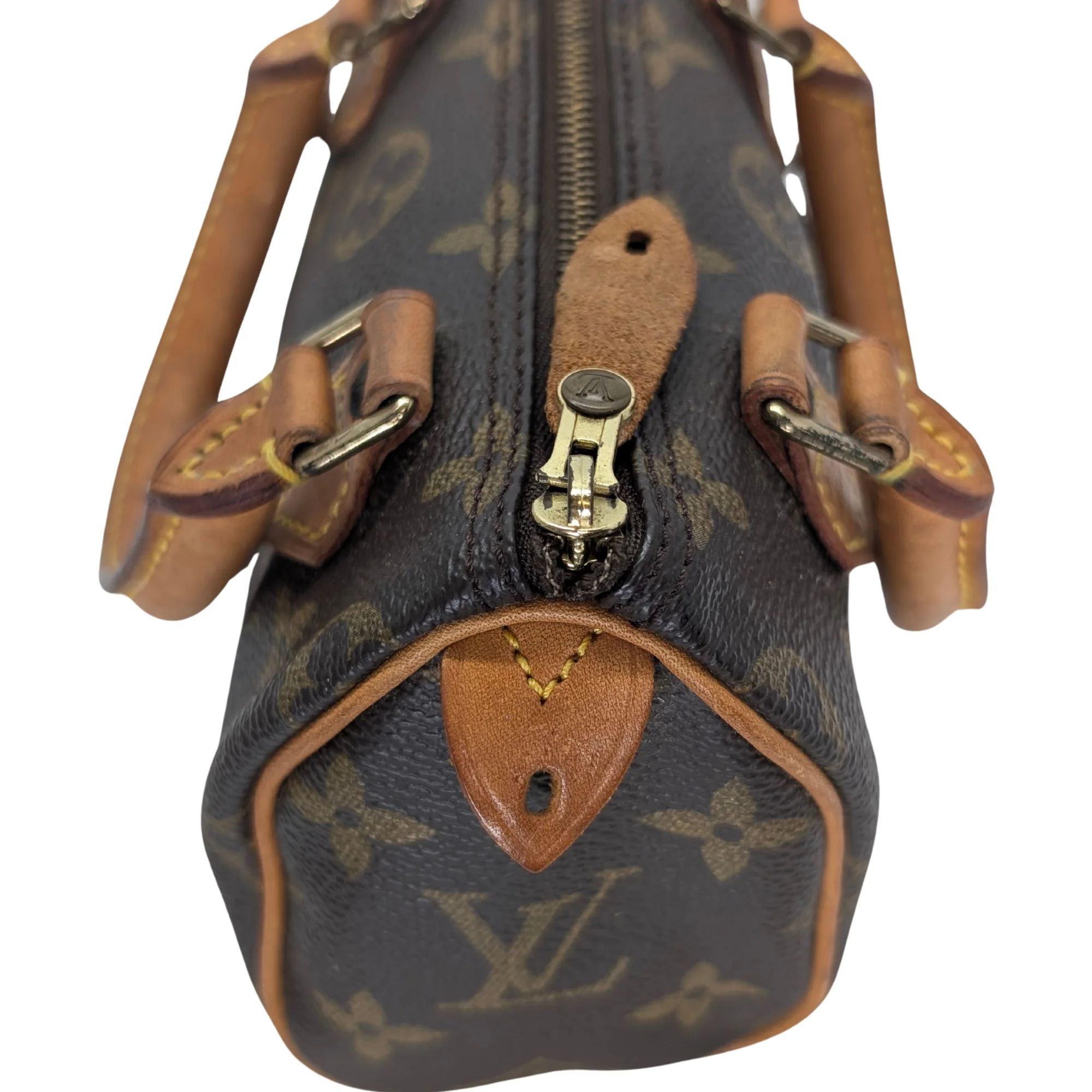 Louis Vuitton Nano Speedy Monogram Handbag Brown - Image 8