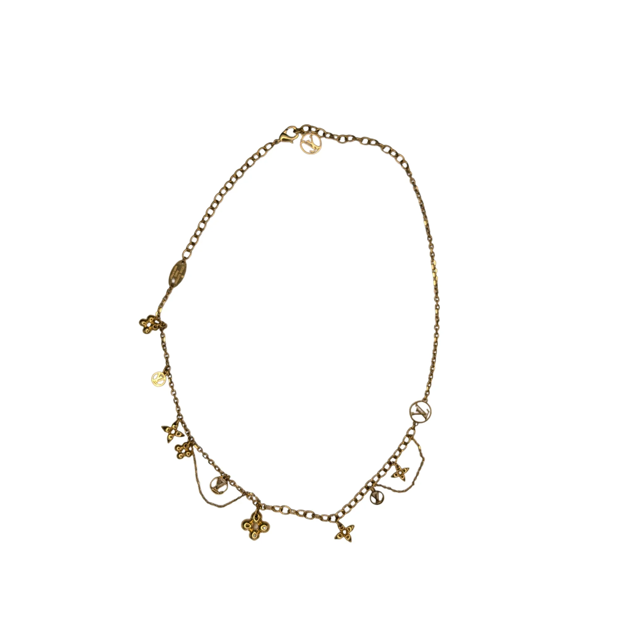 Louis Vuitton Blooming Supple Necklace Gold Tone - Image 8