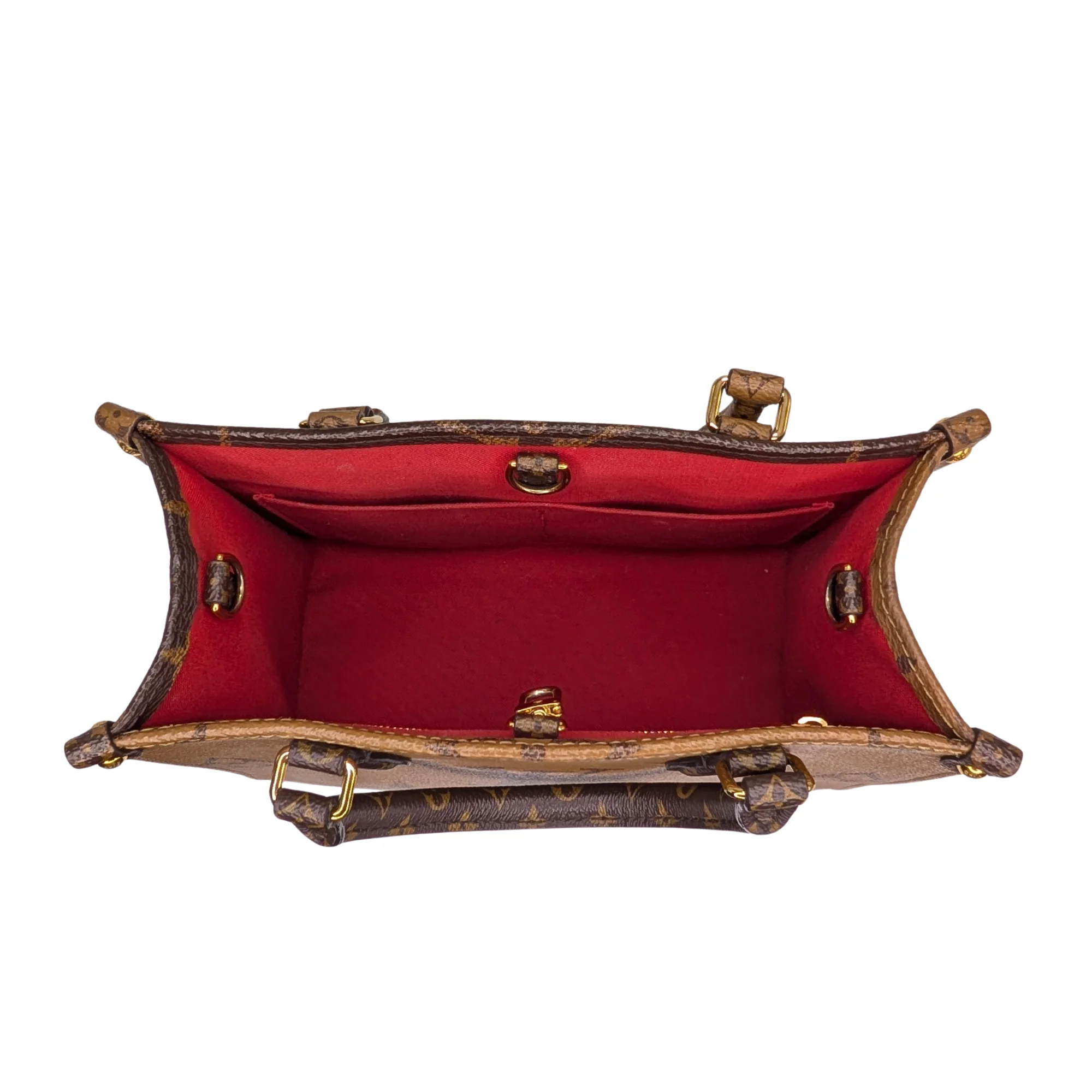 Louis Vuitton OnTheGo PM Monogram Handbag Brown - Image 15