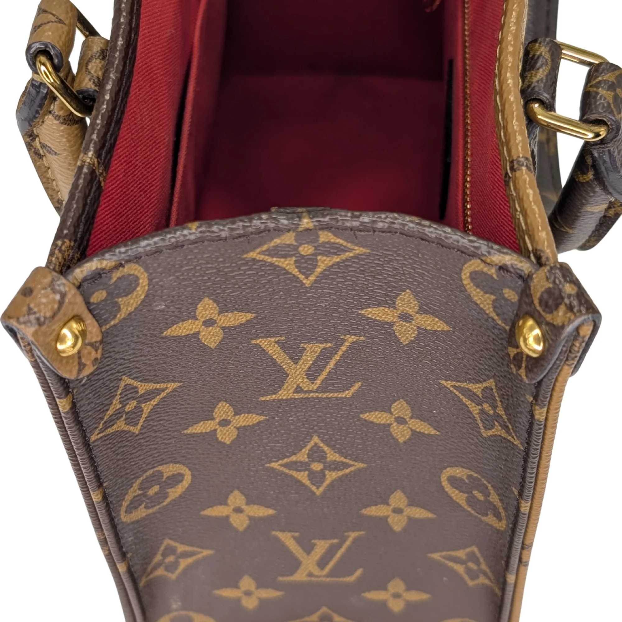 Louis Vuitton OnTheGo PM Monogram Handbag Brown - Image 18