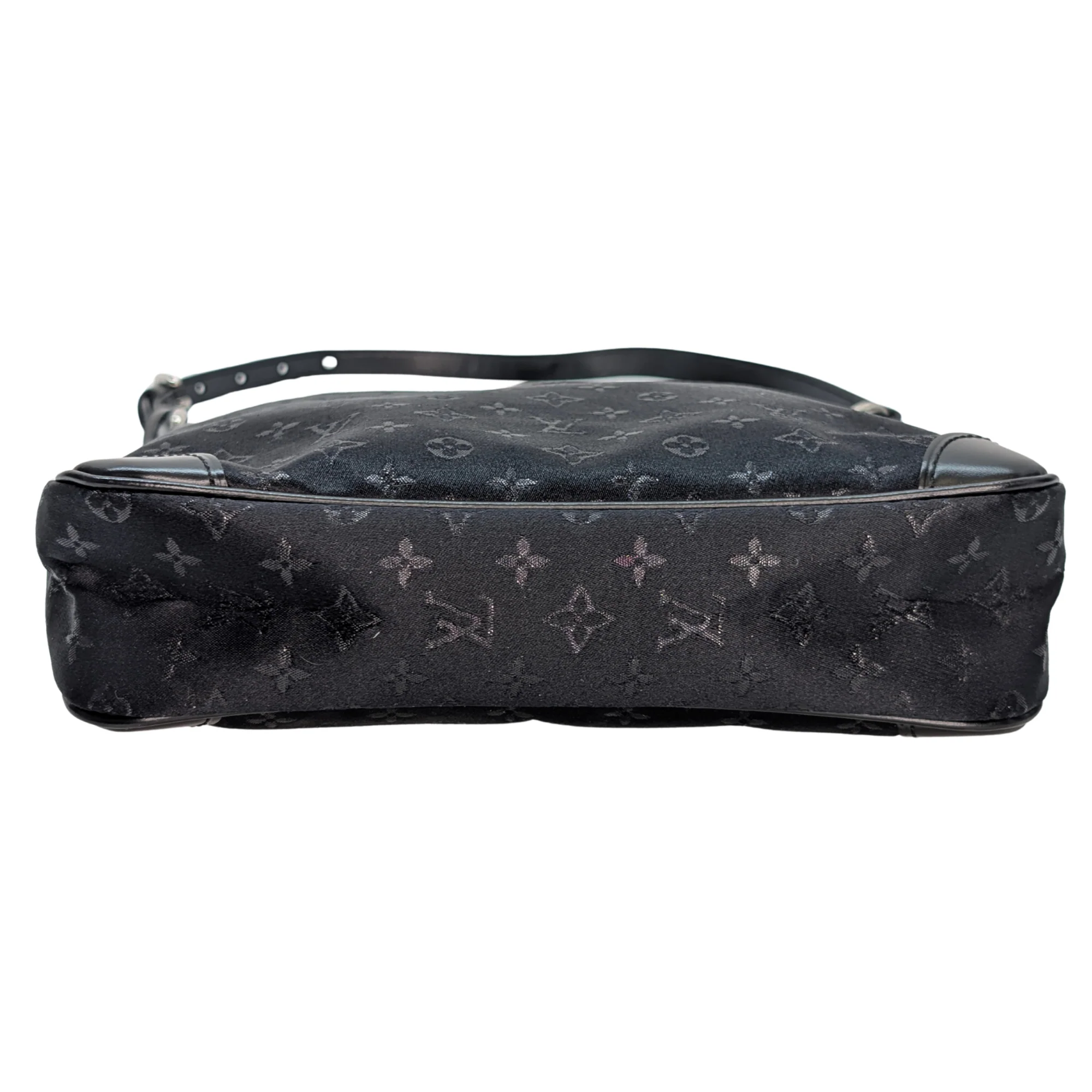 Louis Vuitton Satin Little Boulogne Monogram Bag Black - Image 6