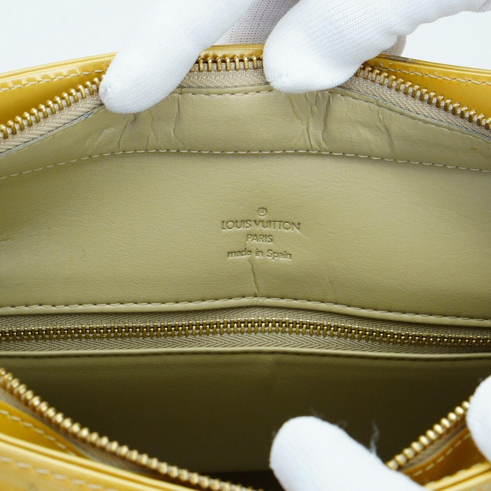 Louis Vuitton Vernis Houston Tote Bag Yellow - Image 5