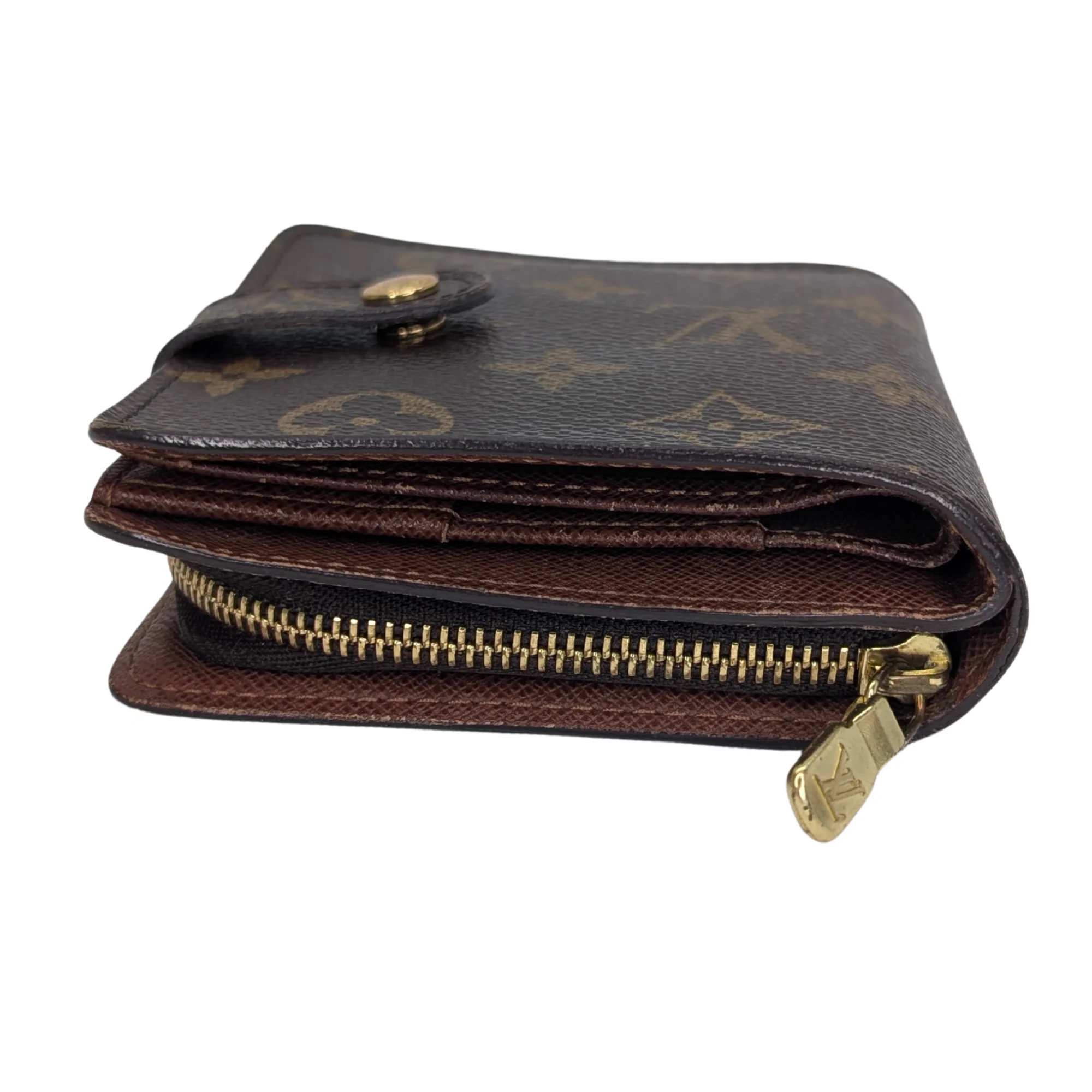 Louis Vuitton Compact Zip Bi-Fold Wallet Brown - Image 5