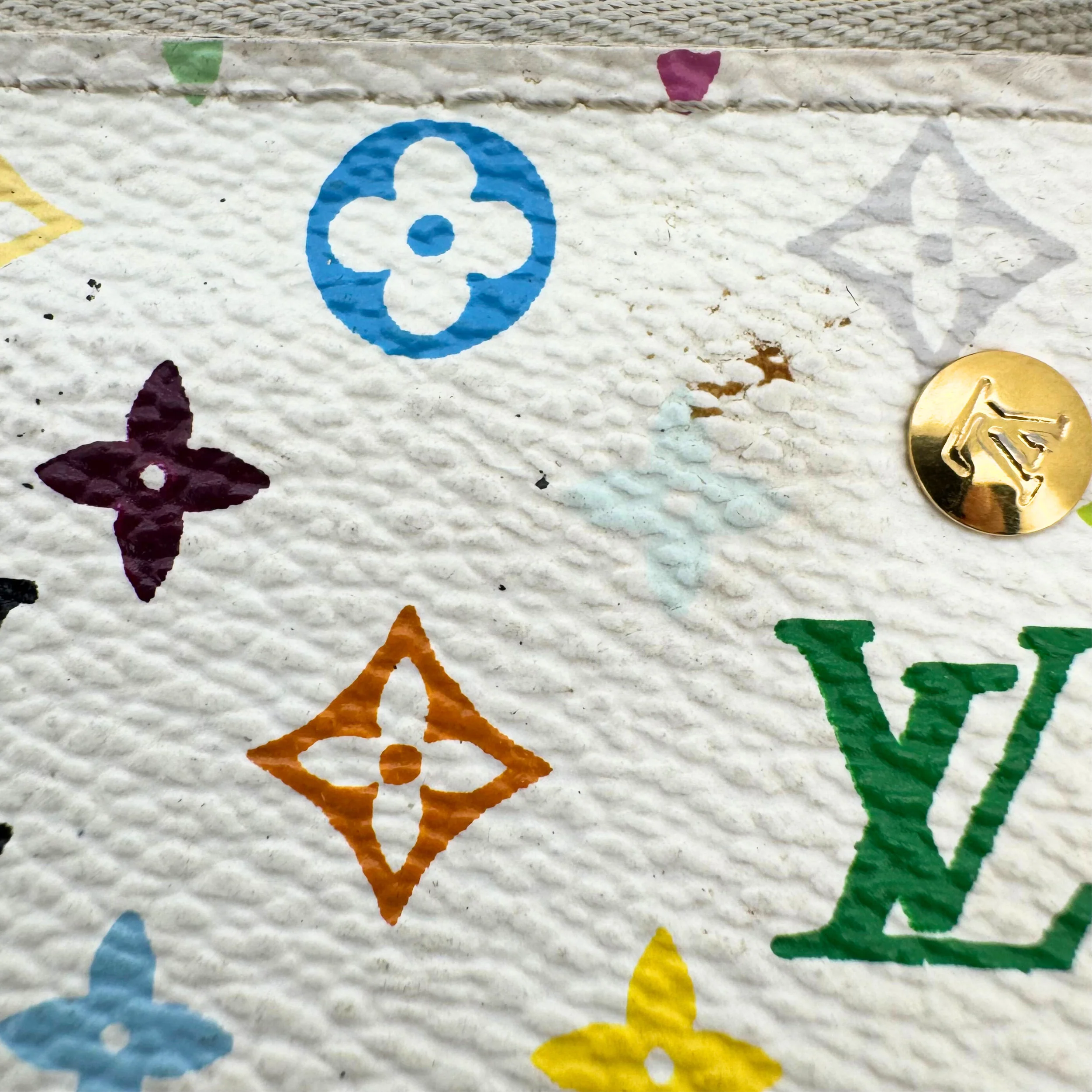 Louis Vuitton Monogram Multicolor Key Pouch wallet - Image 7