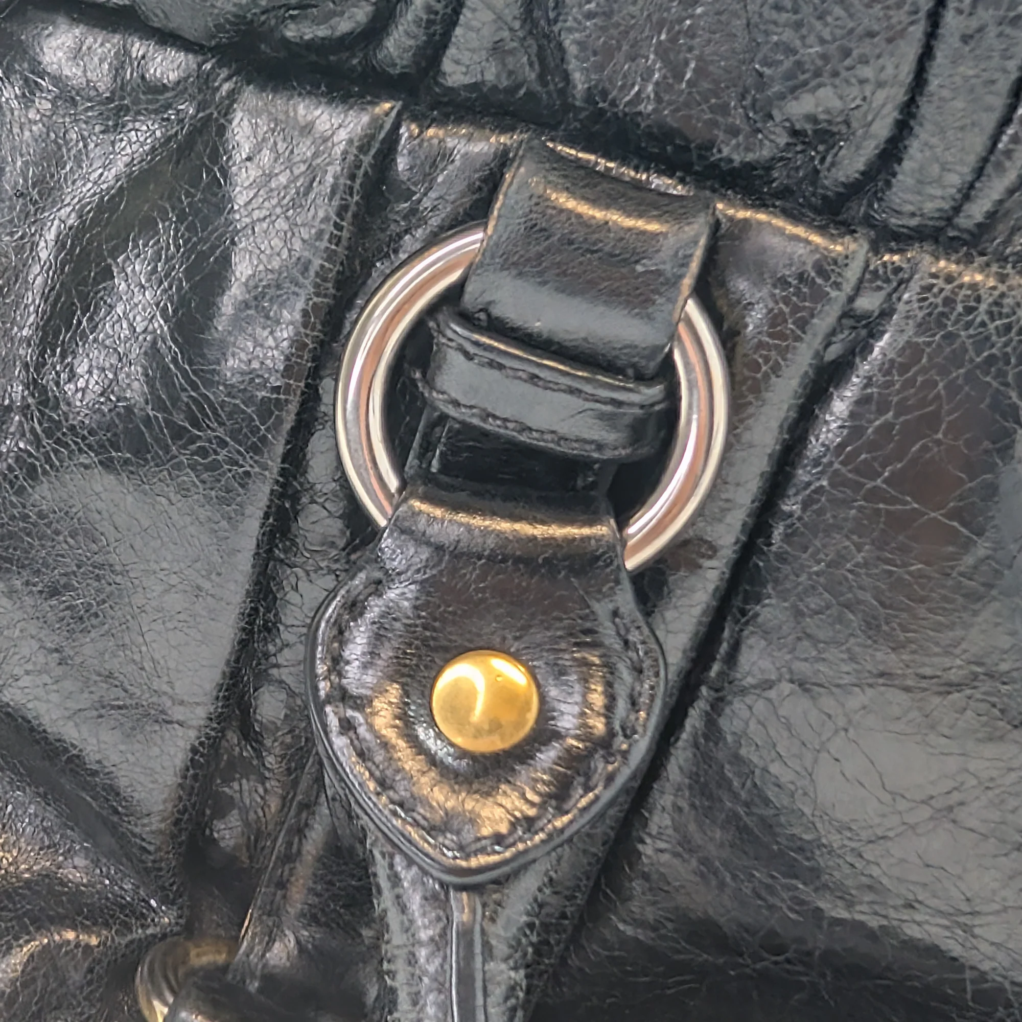 Miu Miu Vitello Crossbody Bag Black - Image 28