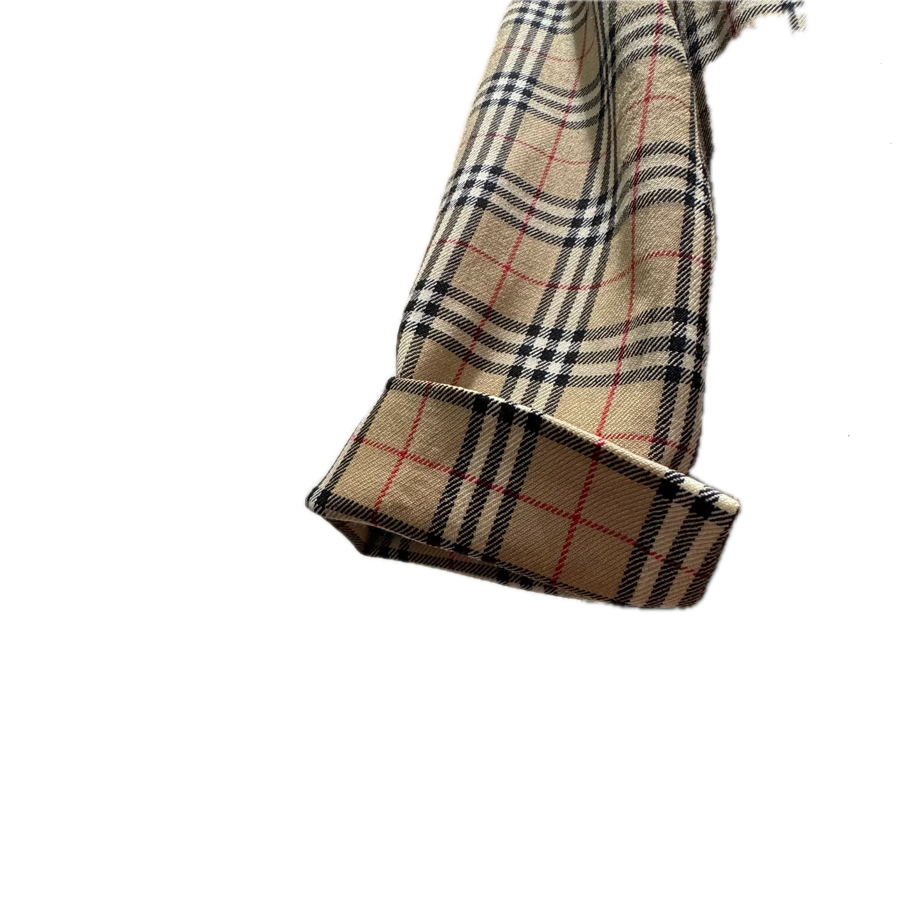 Burberry Check Short sleeve dress Beige size 38 - Image 5