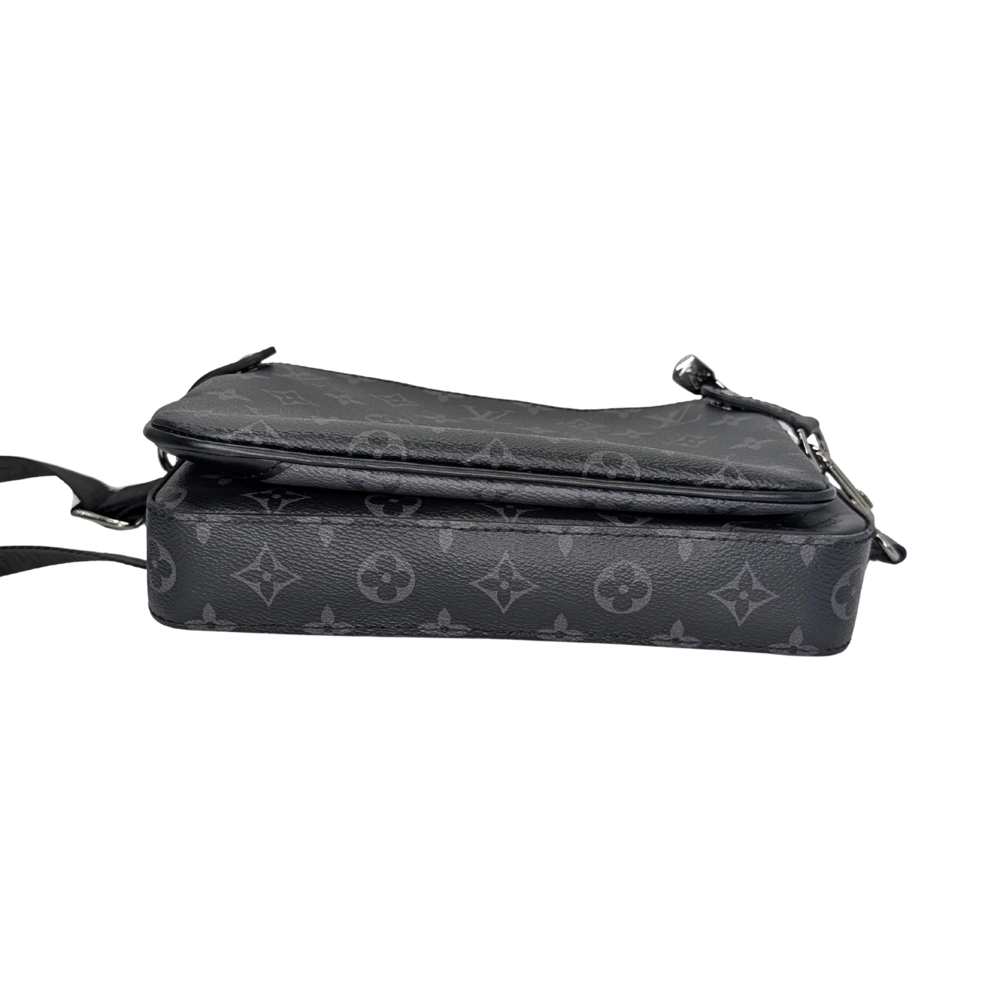 Louis Vuitton Trio Messenger Monogram Bag Black - Image 7