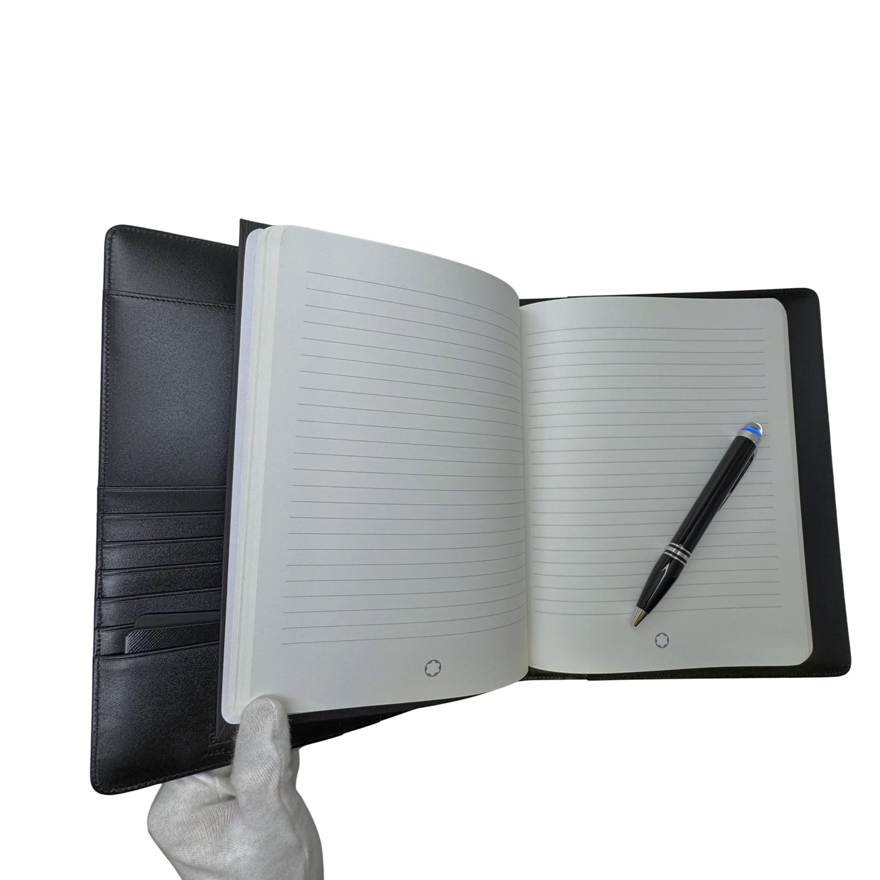 Montblanc Leather Notebook Diary and Ball pen set - Image 2