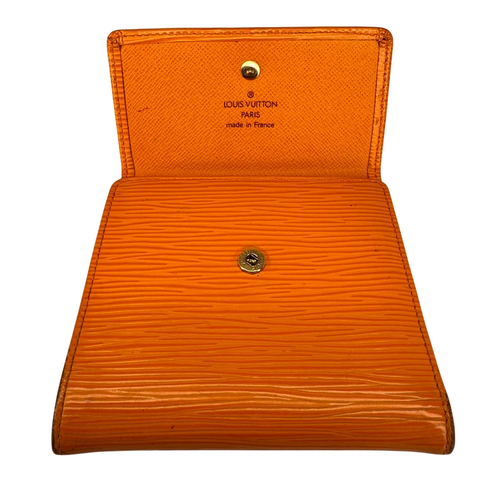 Louis Vuitton Epi Leather Wallet Orange - Image 6