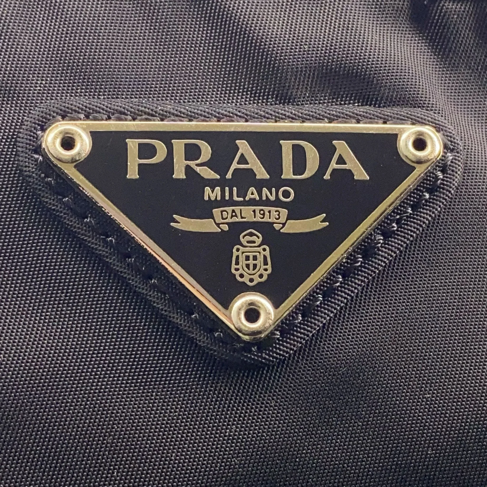 Prada Black Nylon Crossbody Messenger Black Bag - Image 8