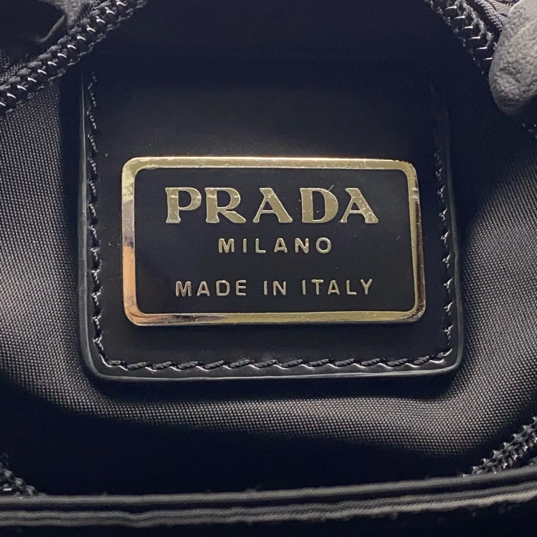 Prada Black Nylon Crossbody Messenger Black Bag - Image 9