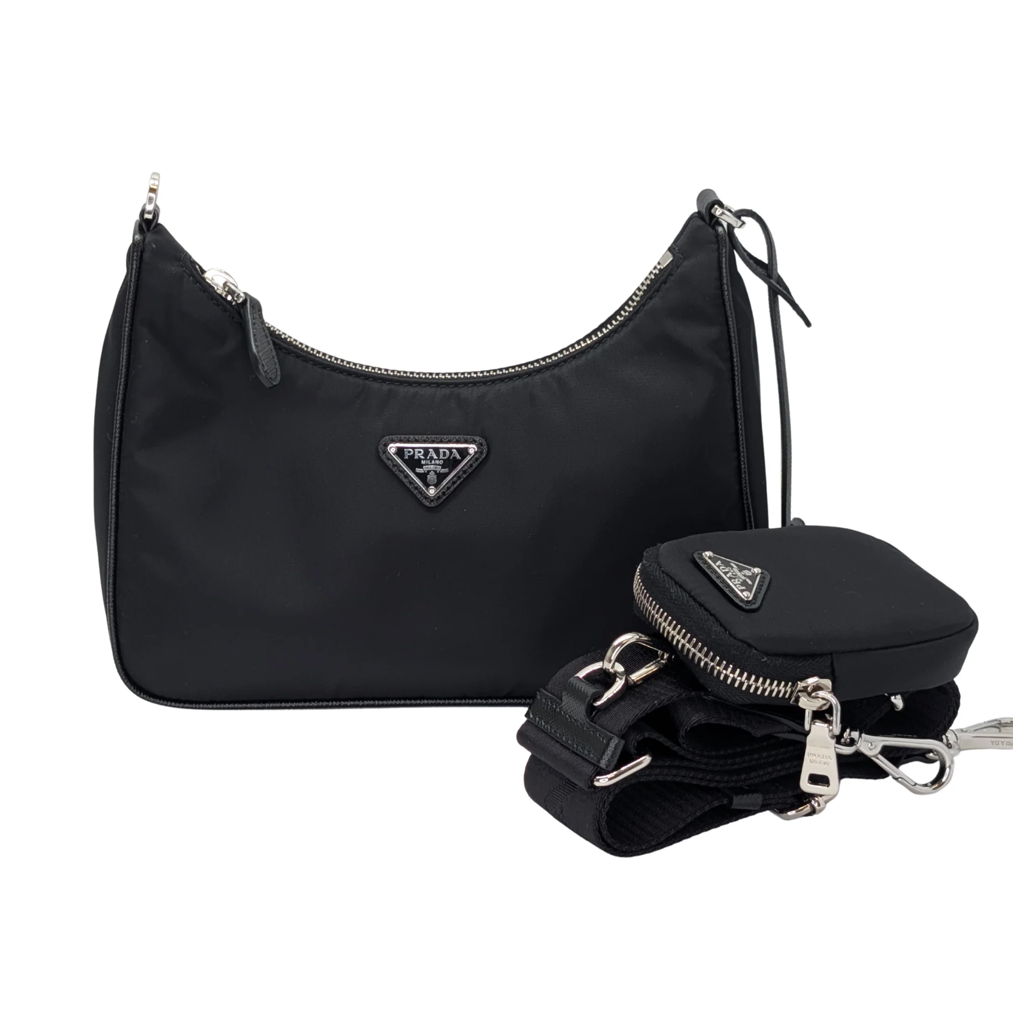 Prada Re-Edition 2005 Re-Nylon Bag Black - Image 3