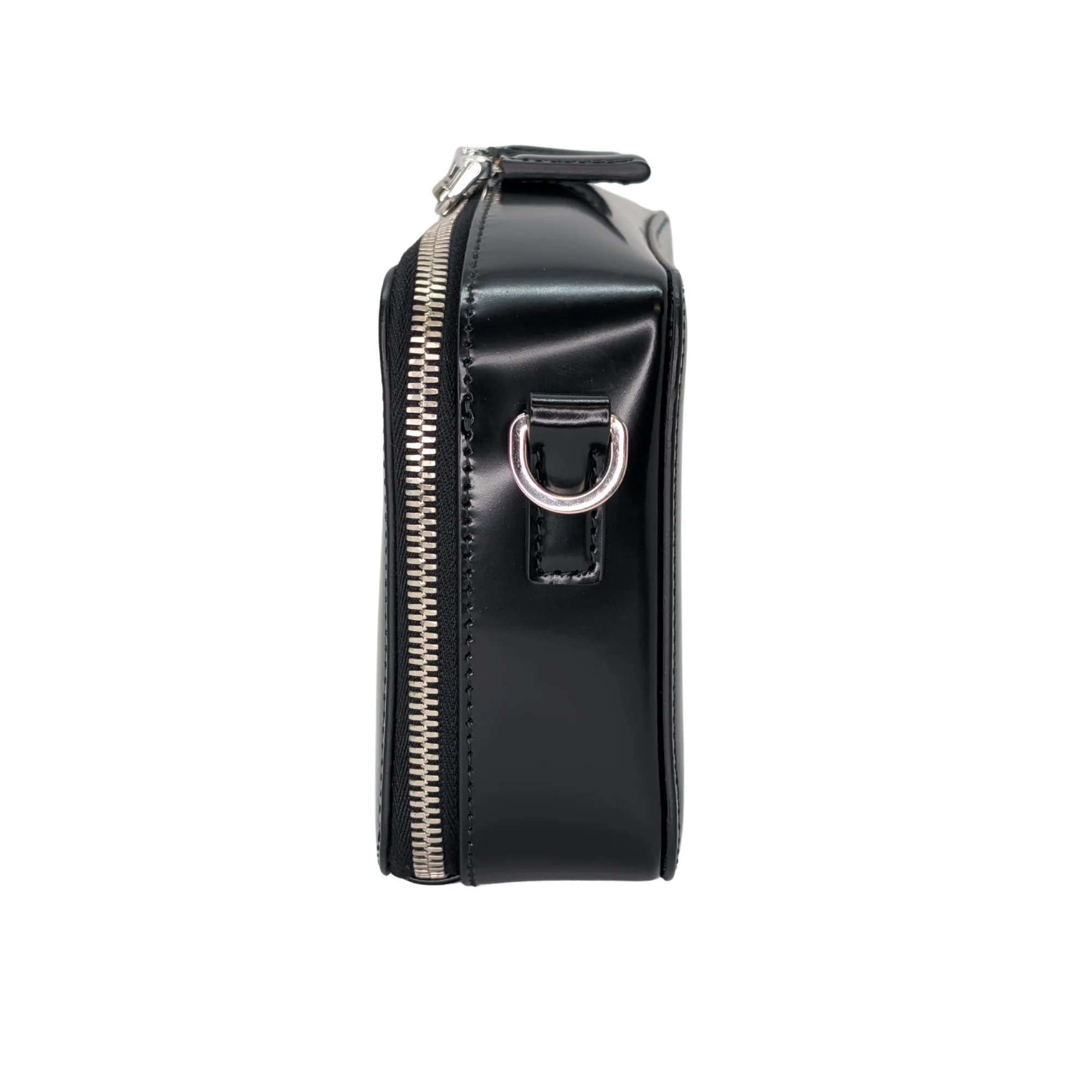 Prada Brique Crossbody Bag Leather Black - Image 5