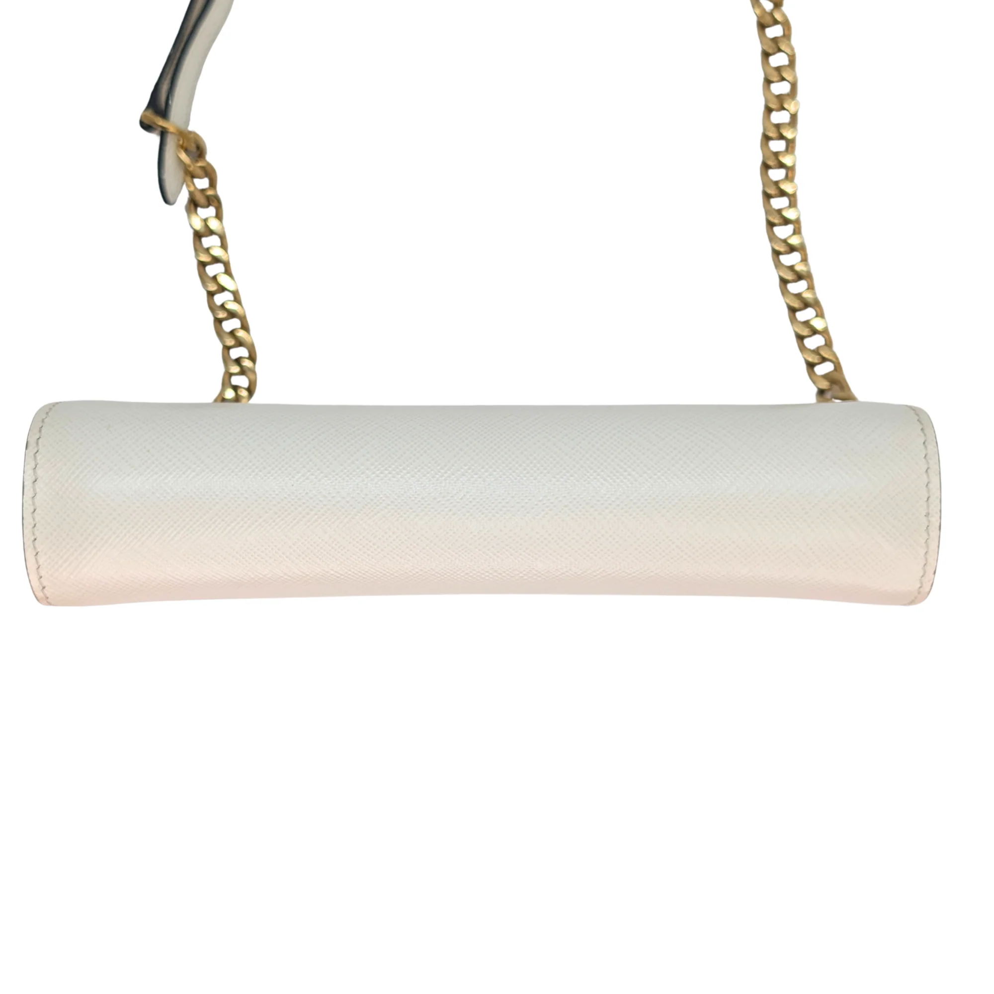 Prada Saffiano White Small Chain Bag White - Image 5