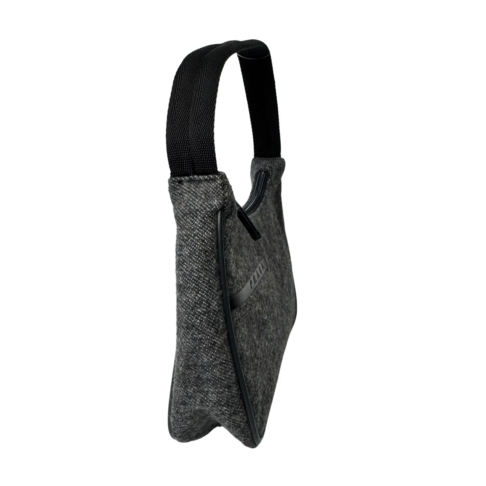 Prada SS Wool Canapa Sport Hobo Shoulder Bag Gray (DEAL OF THE DAY) - Image 3
