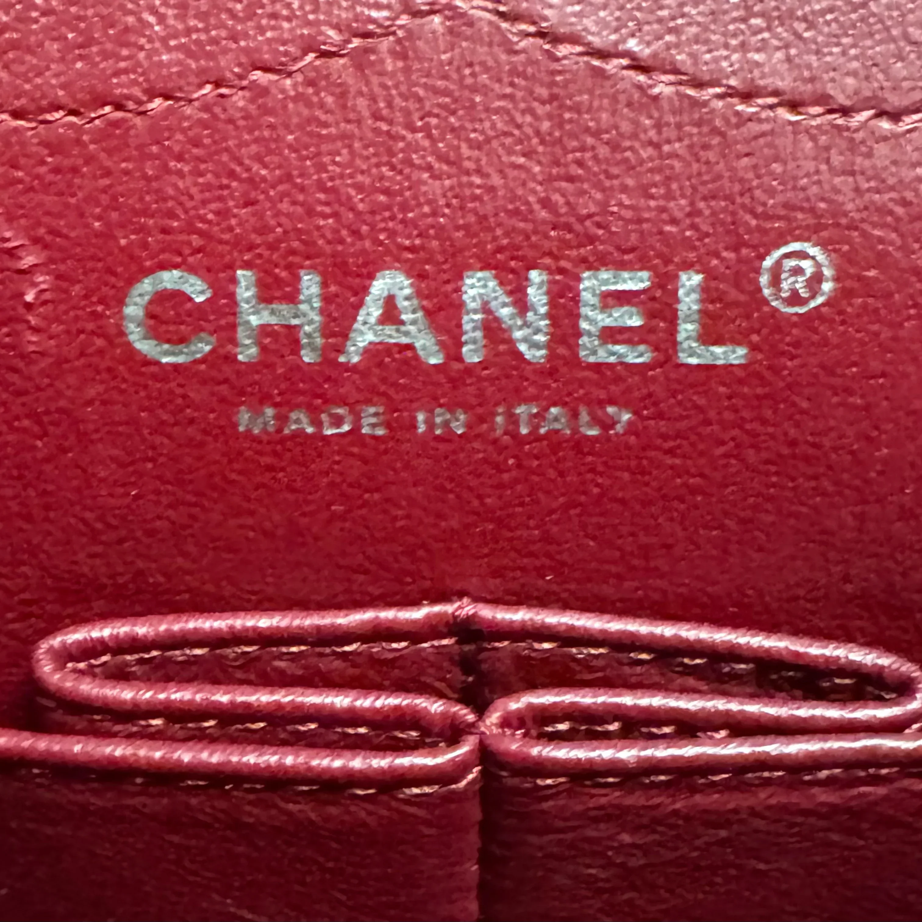 Chanel Flap Patent Calfskin Quilted 2.55 Reissue 227 Deep Red - Image 10