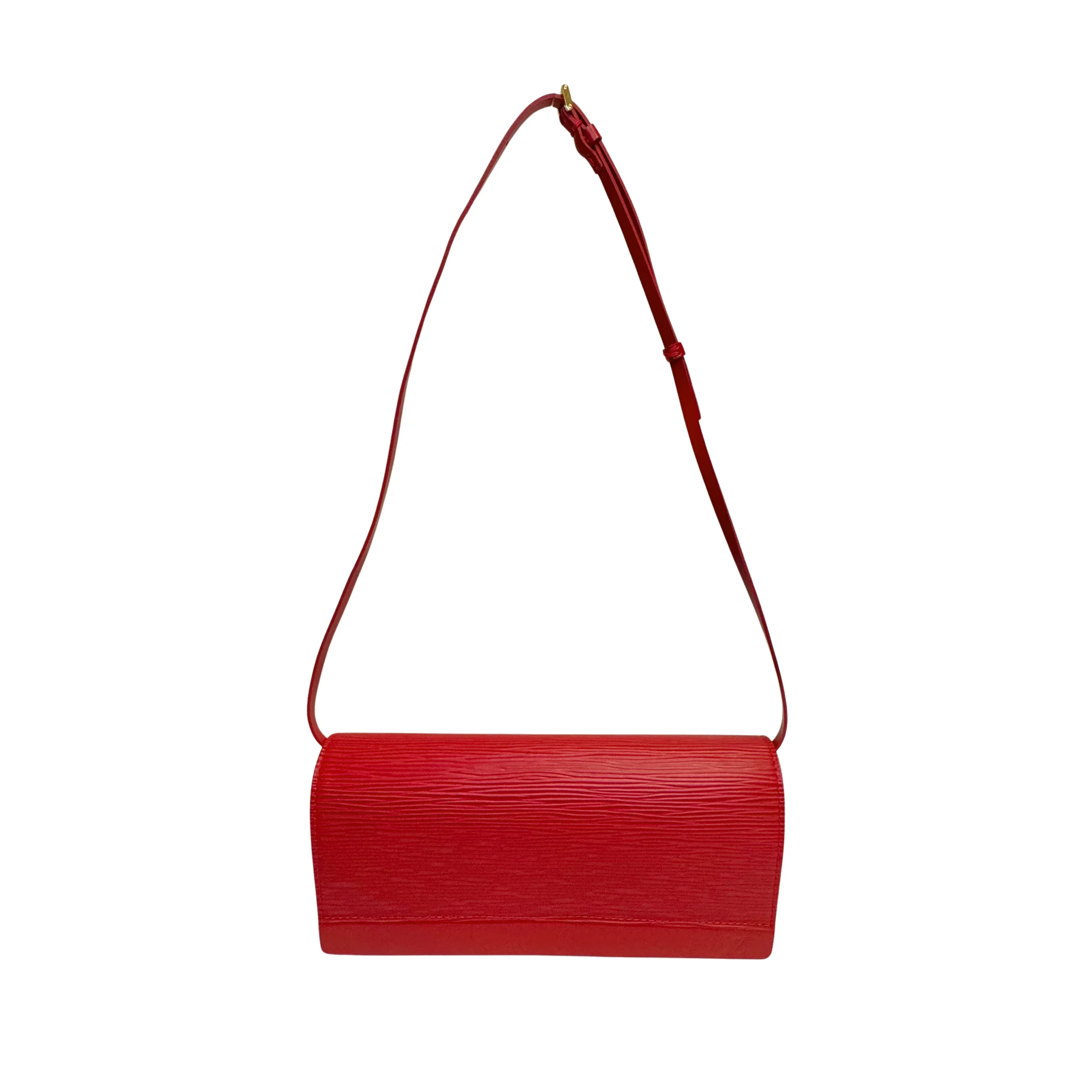 Louis Vuitton Epi Honfleur Castillan Red Shoulder Bag - Image 2
