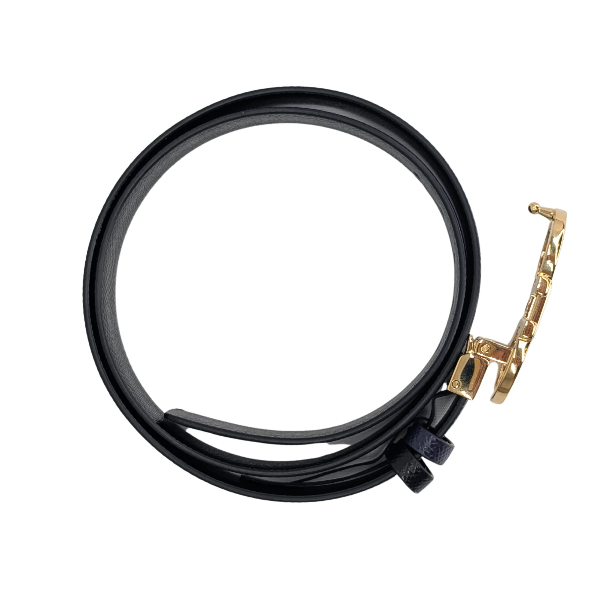 Salvatore Ferragamo Reversable Gancini Belt Black/Navy Blue - Image 9