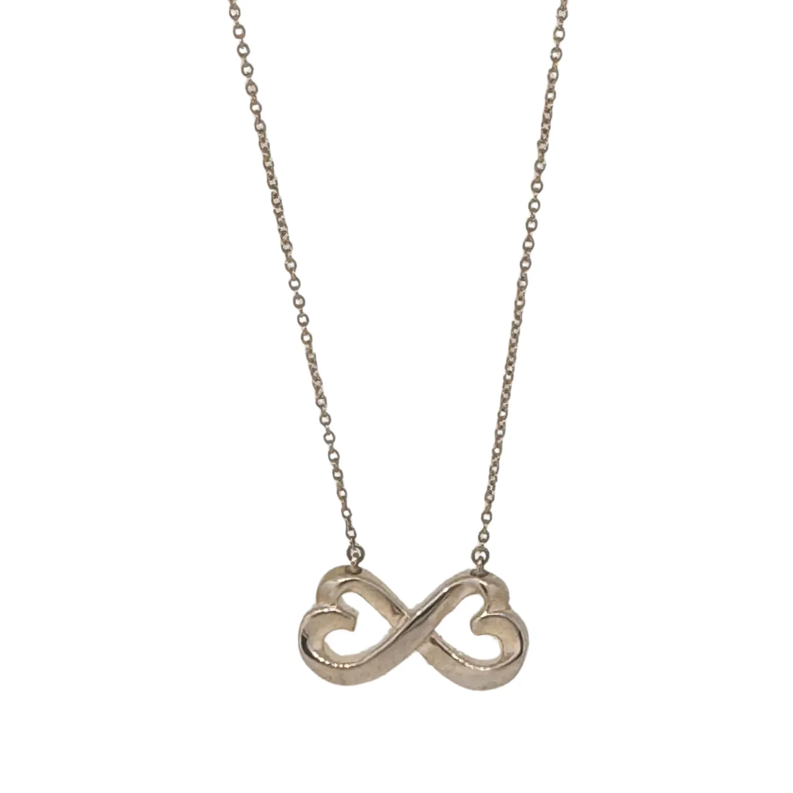 Tiffany & Co. Paloma Picasso Double Loving Heart Pendant Necklace – Sterling Silver - Image 3