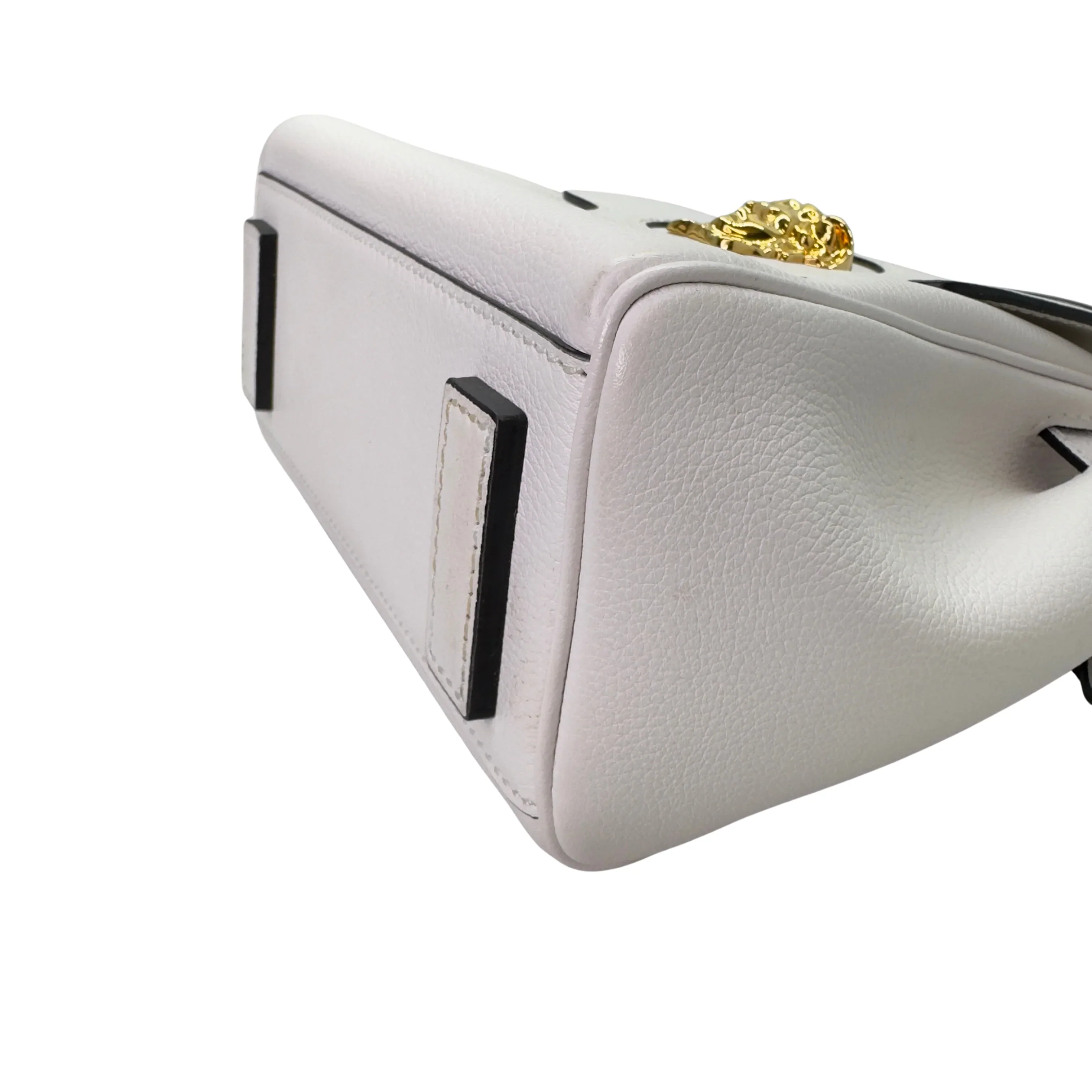 Versace La Medusa Small Crossbody Bag White - Image 7